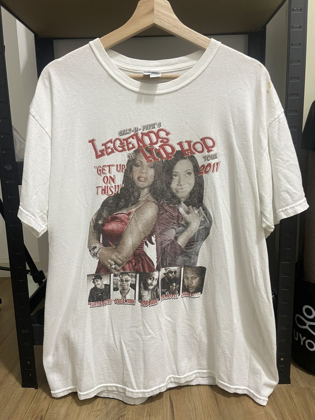 Rap Tees Salt-N-Pepa Rap Tee Graphics White Shirt Size US L / EU 52-54 / 3 - 1 Thumbnail