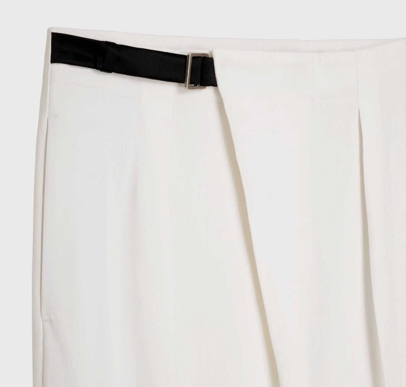 Zara Zara Mens Pants Wrap Trousers US 31 White Straight leg Size US 32 / EU 48 - 5 Thumbnail
