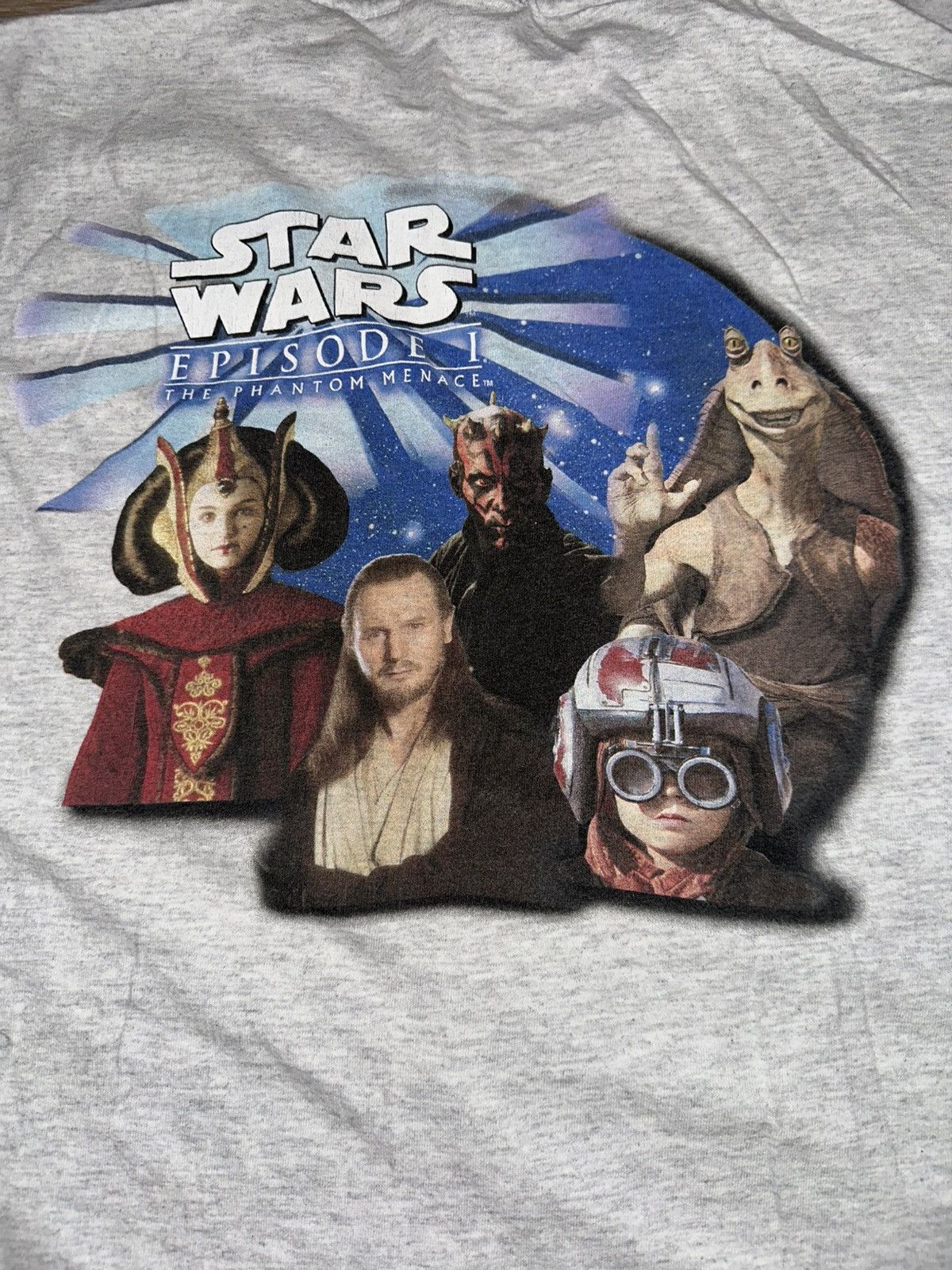 Star Wars × Vintage Vintage 90s Star Wars Episode One The Phantom Menace T-Shirt Size US XL / EU 56 / 4 - 3 Thumbnail
