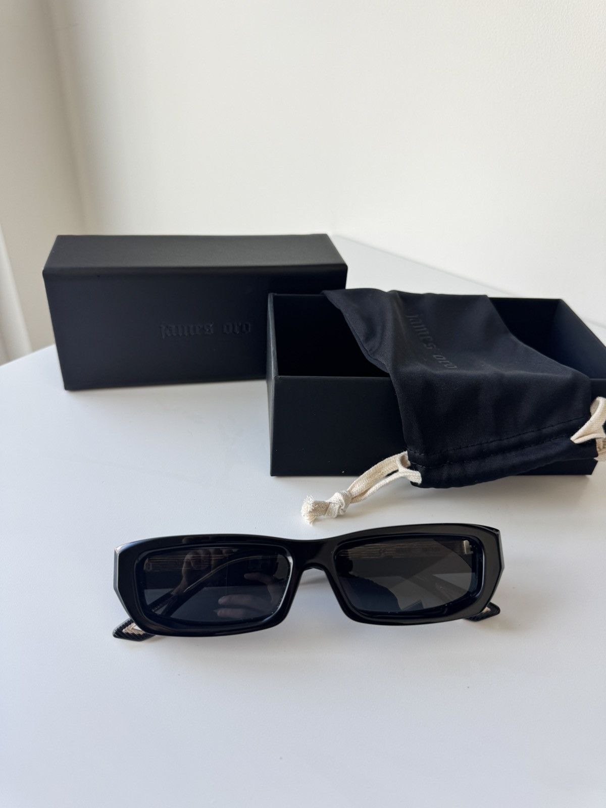 James Oro James Oro Rouge Black Sunglasses Size ONE SIZE - 2 Thumbnail