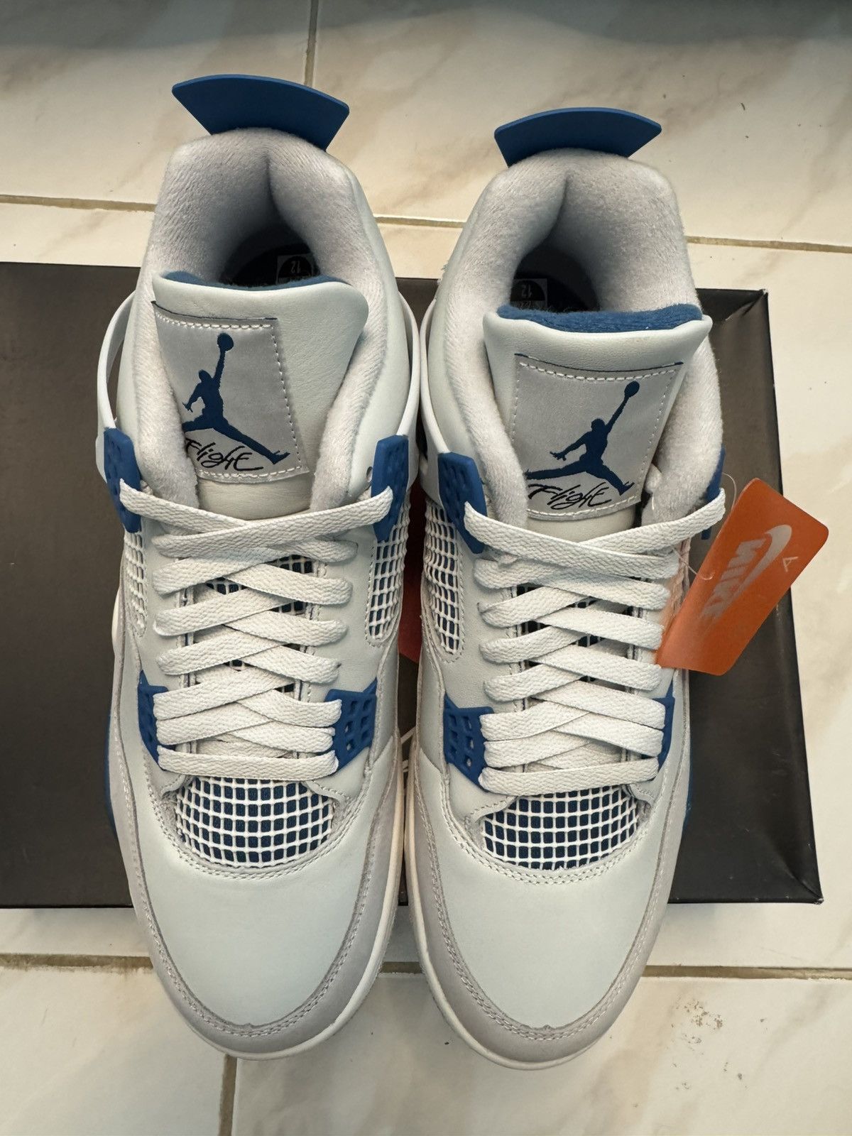 Jordan Brand Air Jordan 4 Military Blue 2024 DS Size 12 OG All Size US 12 / EU 45 - 4 Thumbnail