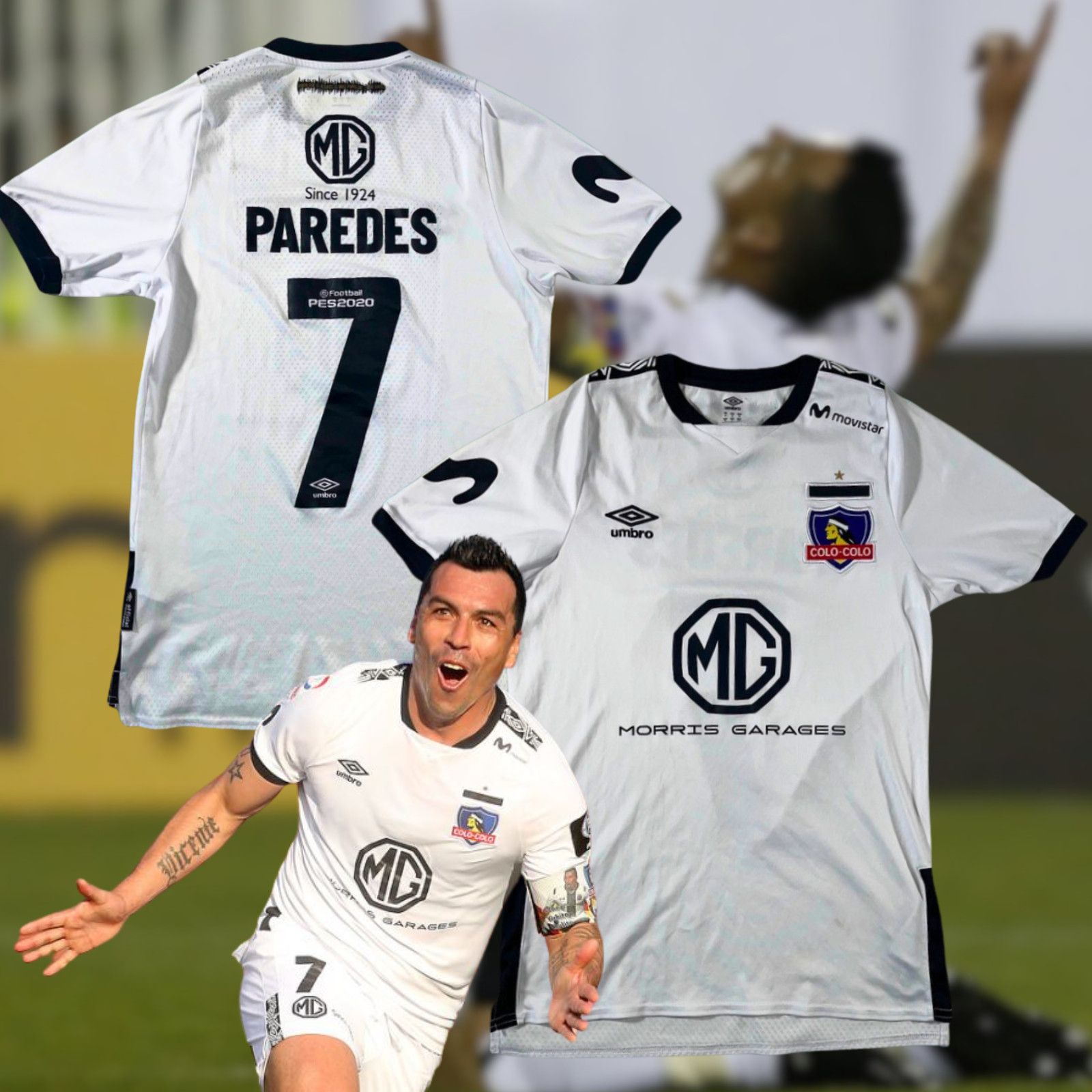 Umbro Colo Colo Esteban Paredes Umbro Soccer Jersey S Chile 2019 Size US S / EU 44-46 / 1 - 2 Thumbnail