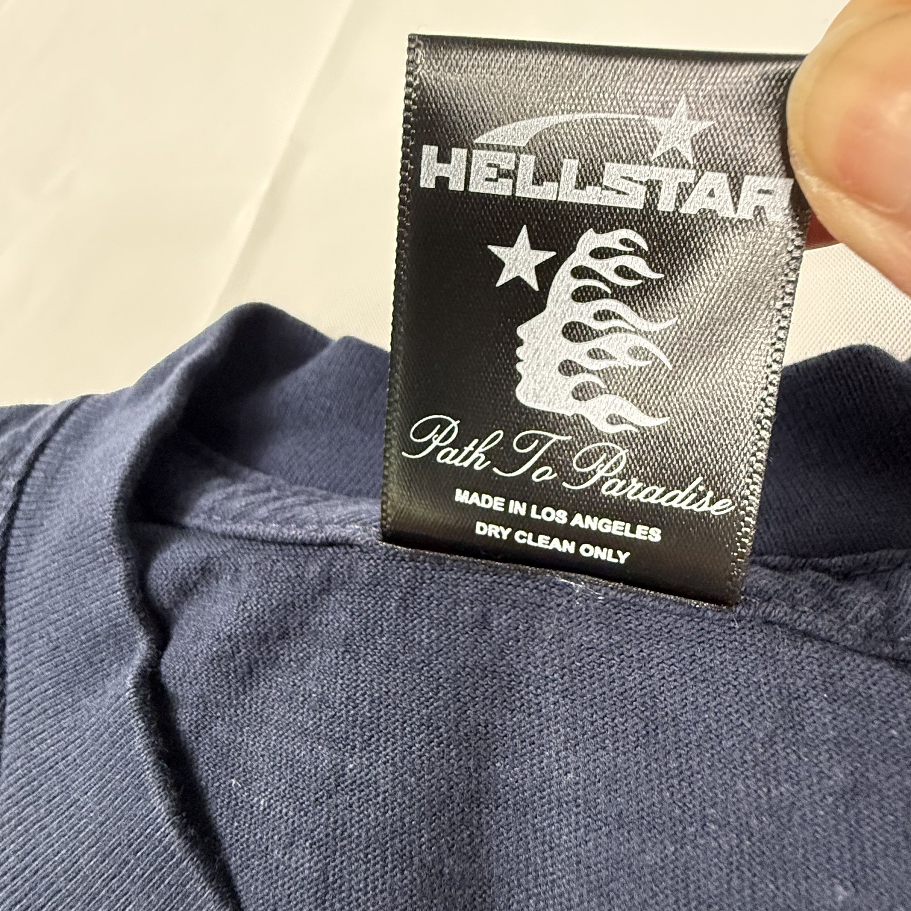 HELLSTAR Hellstar Path To Paradise T-Shirt Navy Yellow XL Size US XL / EU 56 / 4 - 7 Thumbnail