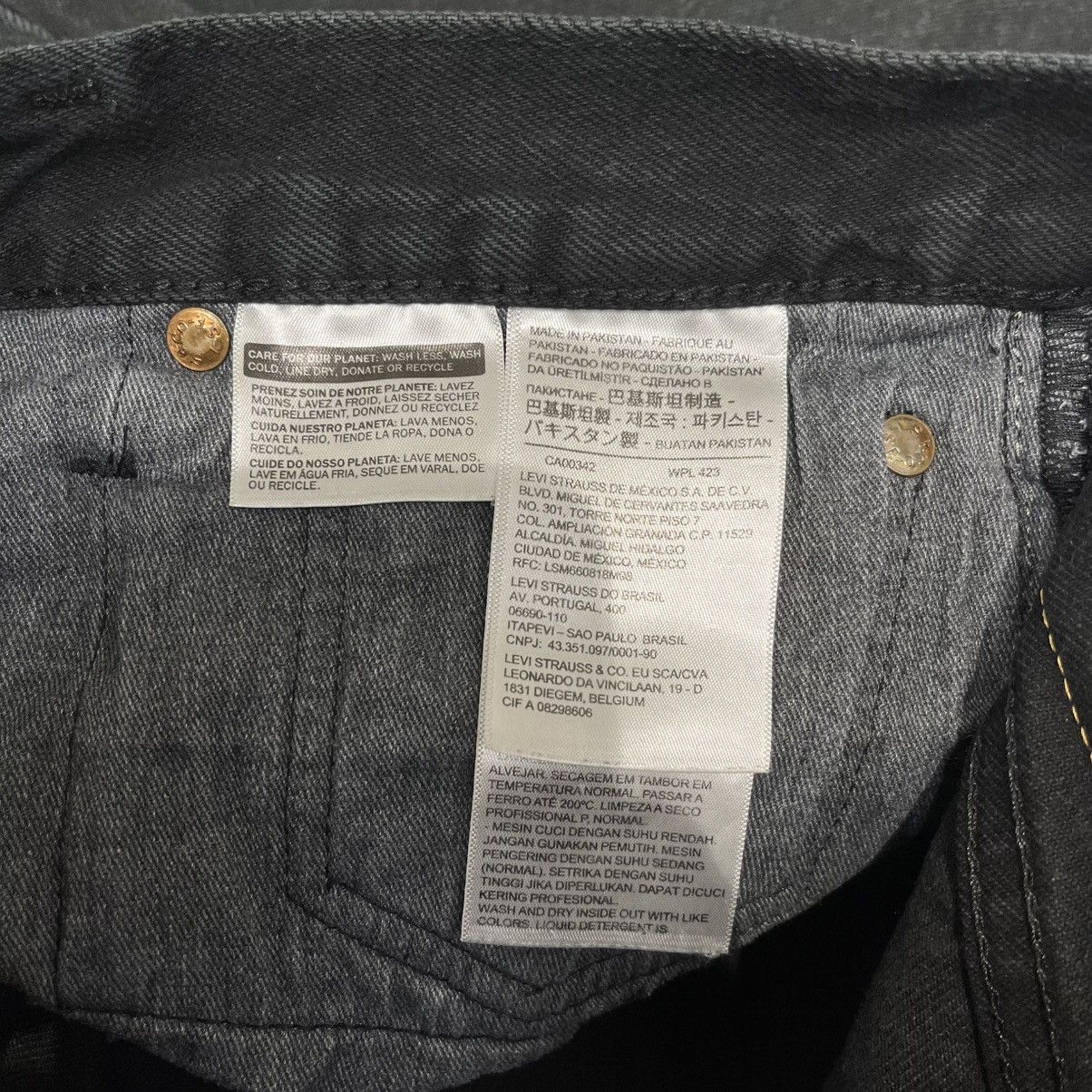Levi's Levis Denim Pants Black Size US 32 / EU 48 - 6 Thumbnail