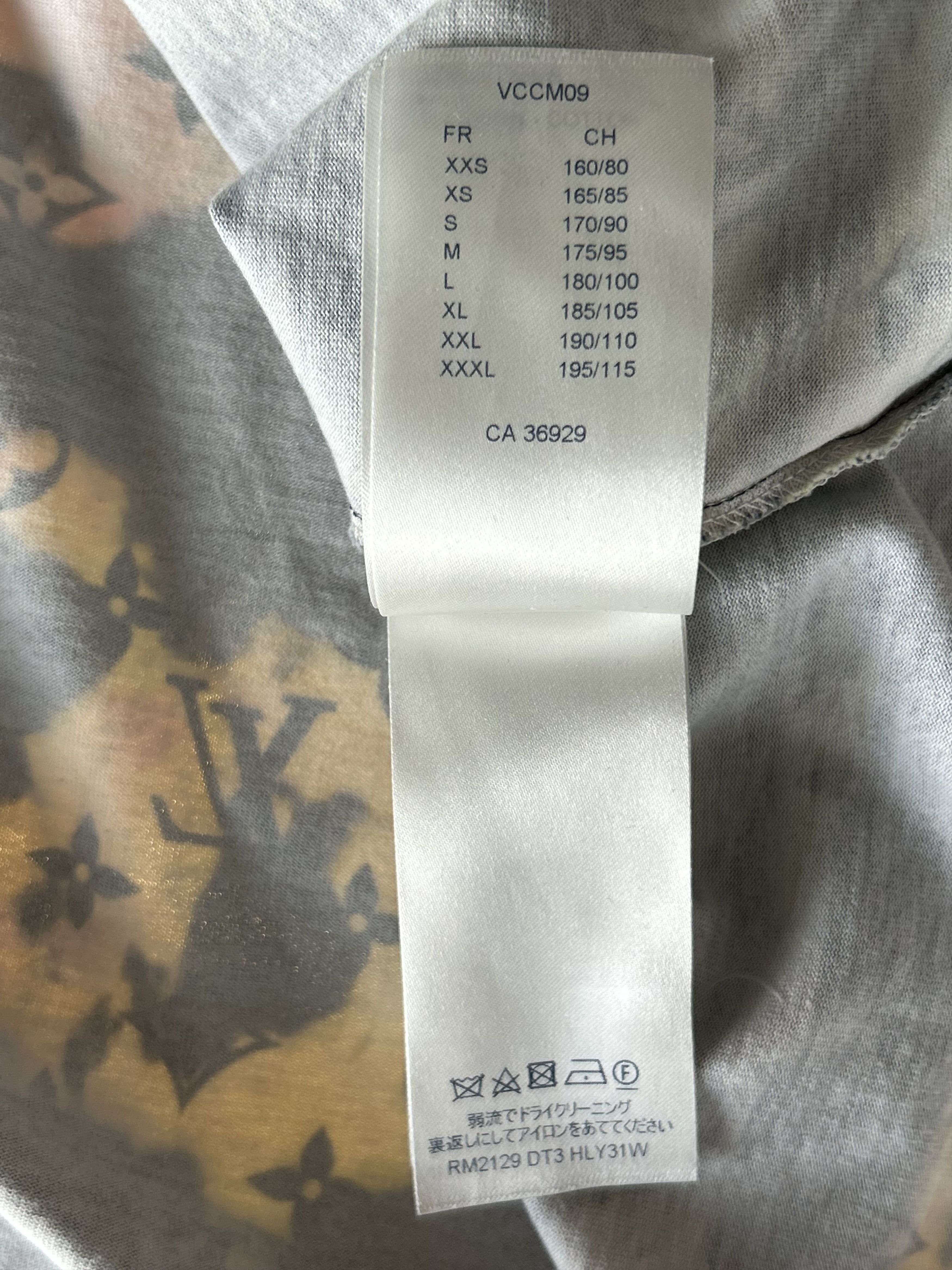 Louis Vuitton Louis Vuitton Navy Tie-Dye Camo Monogram T-Shirt Size US XL / EU 56 / 4 - 6 Thumbnail