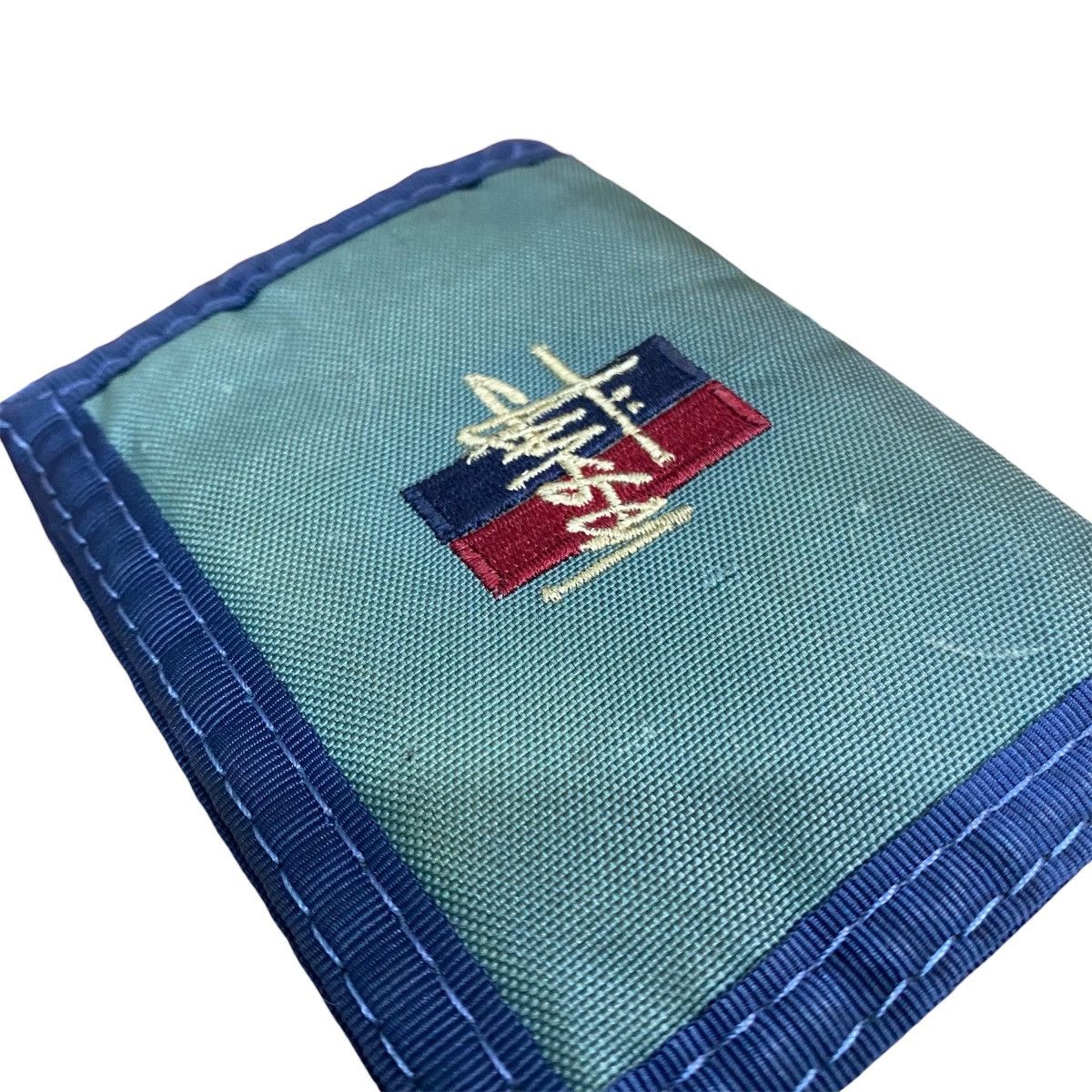 Stussy Vintage Stussy Trifold Canvas Wallet - Embroidered Logo Size ONE SIZE - 5 Thumbnail