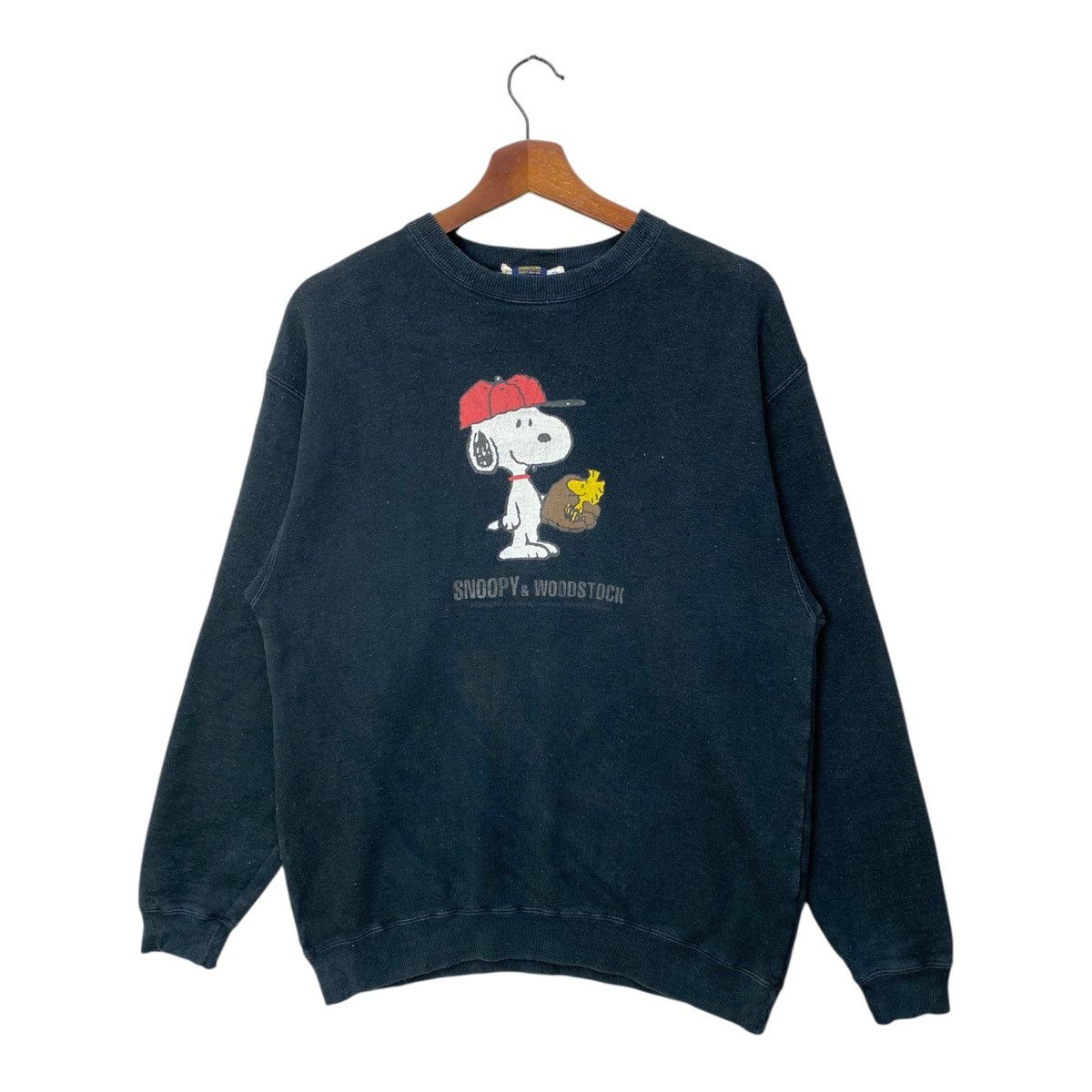 Peanuts Vintage Peanuts Snoopy & Woodstock Sweatshirt Big Logo Size US M / EU 48-50 / 2 - 1 Thumbnail