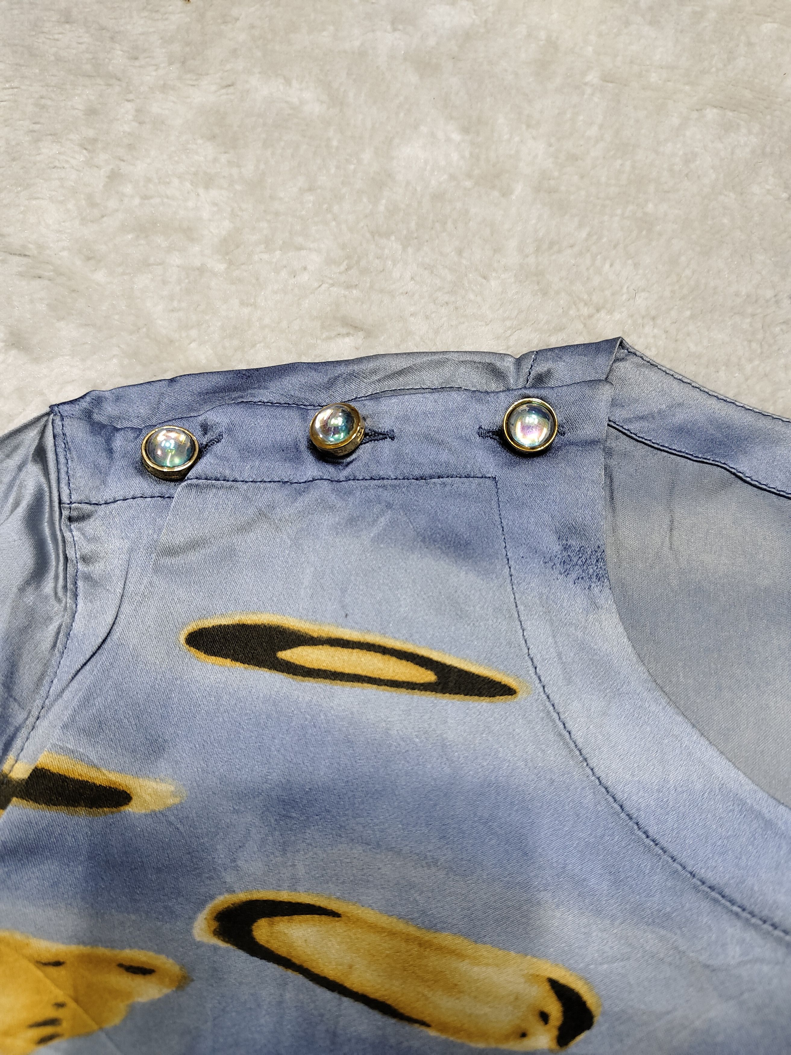 Escada RARE 💥Vtg Escada💥 Sea Gradation Colour Silk Blouses Size L / US 10 / IT 46 - 10 Thumbnail