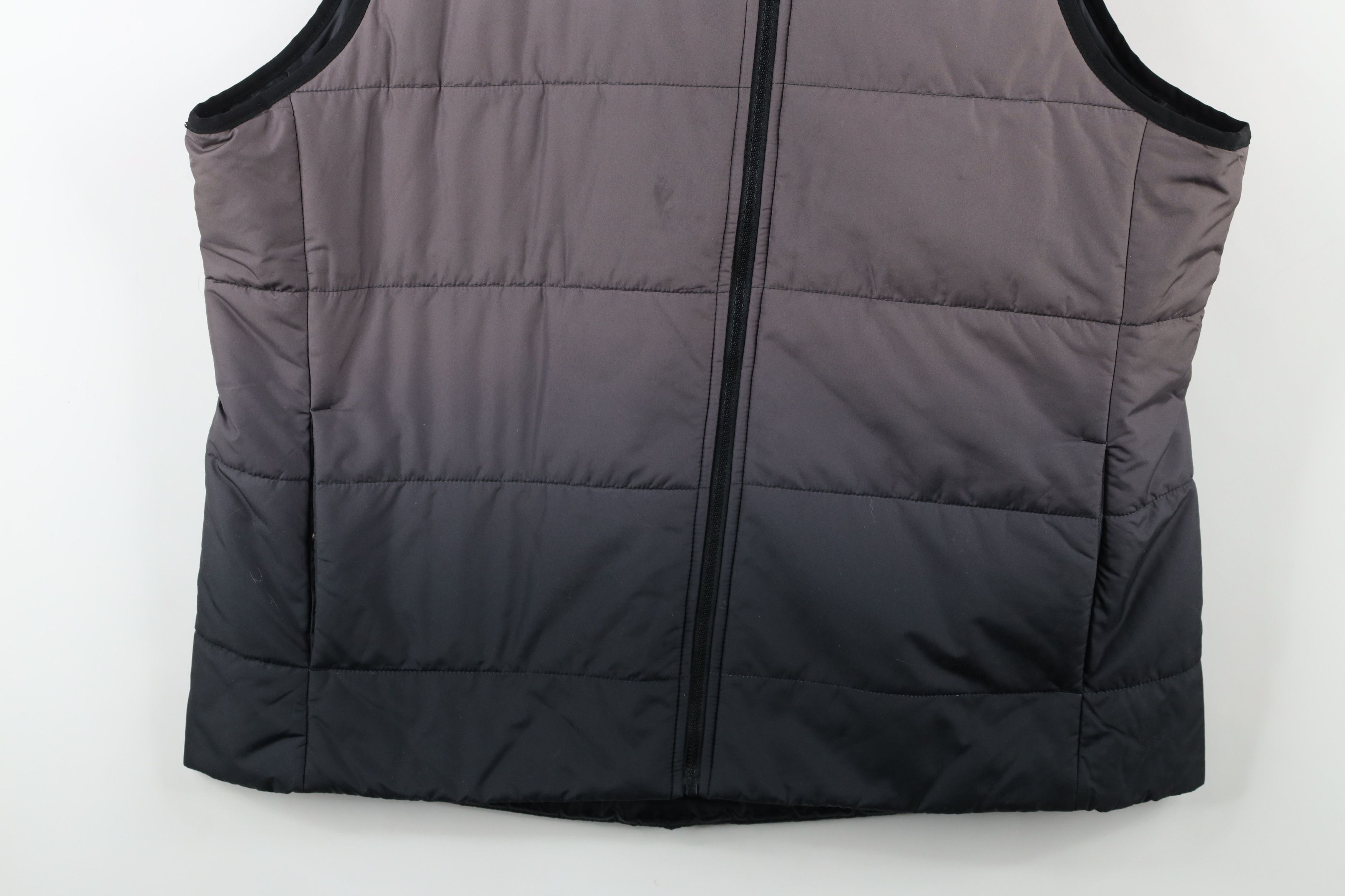 New Balance × Vintage Vintage New Balance Ombre Full Zip Puffer Vest Jacket Gray Size US XL / EU 56 / 4 - 3 Thumbnail
