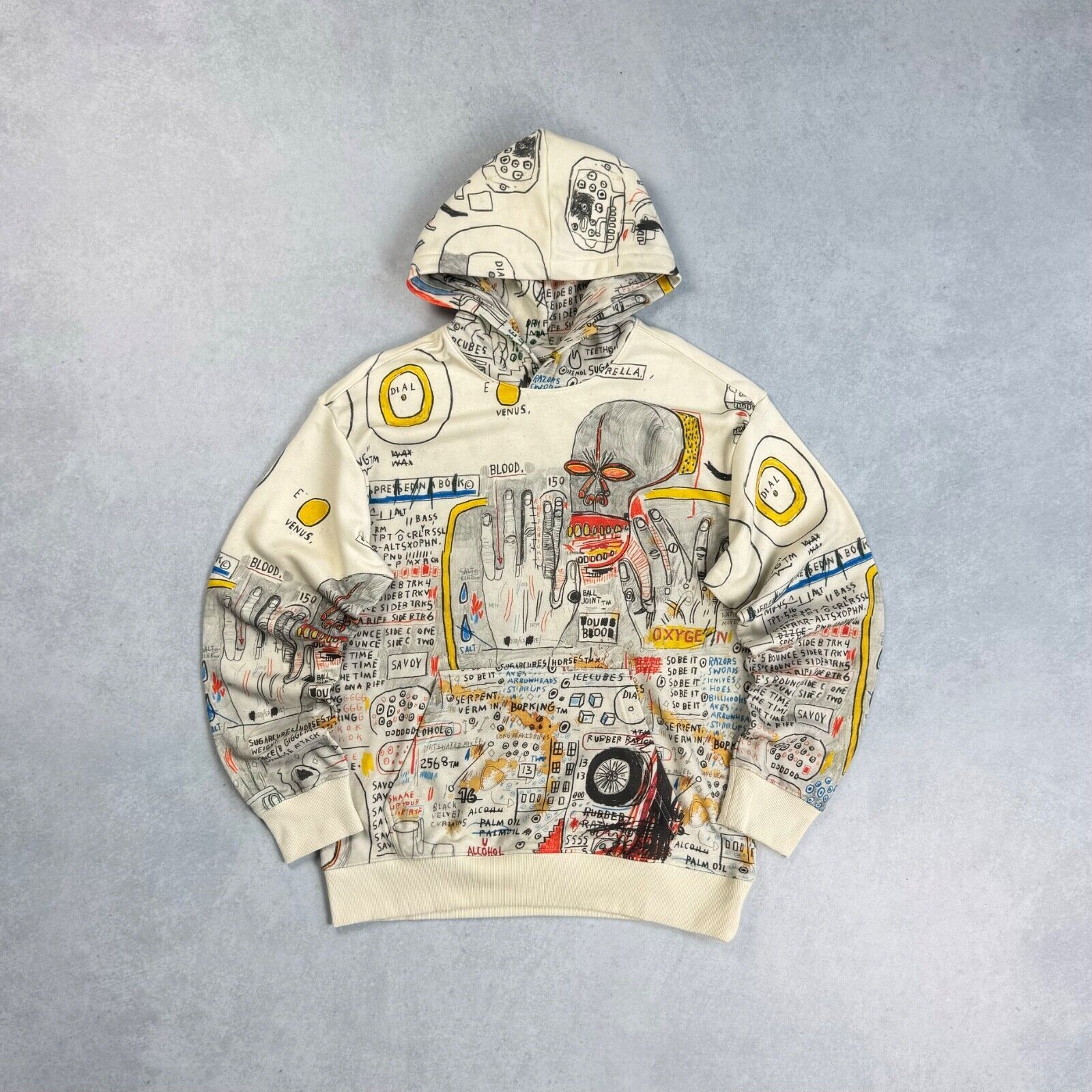 H&M × Jean-Michel Basquiat × Who Decides War NWOT WHO DECIDES WAR x JEAN-MICHEL BASQUIAT x H&M Hoodie Size US L / EU 52-54 / 3 - 1 Thumbnail
