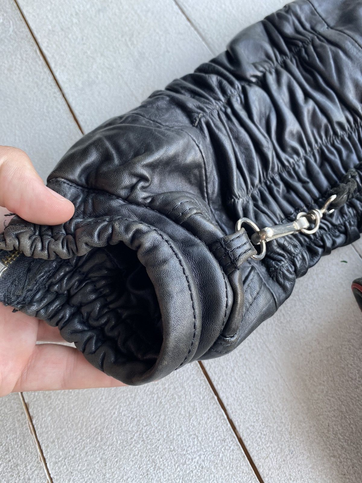 Other 🔗GOTHIC PUNK OPIUM ZIPPER BONDAGE LEATHER JACKET OWENS ISSEY Size US M / EU 48-50 / 2 - 23 Thumbnail