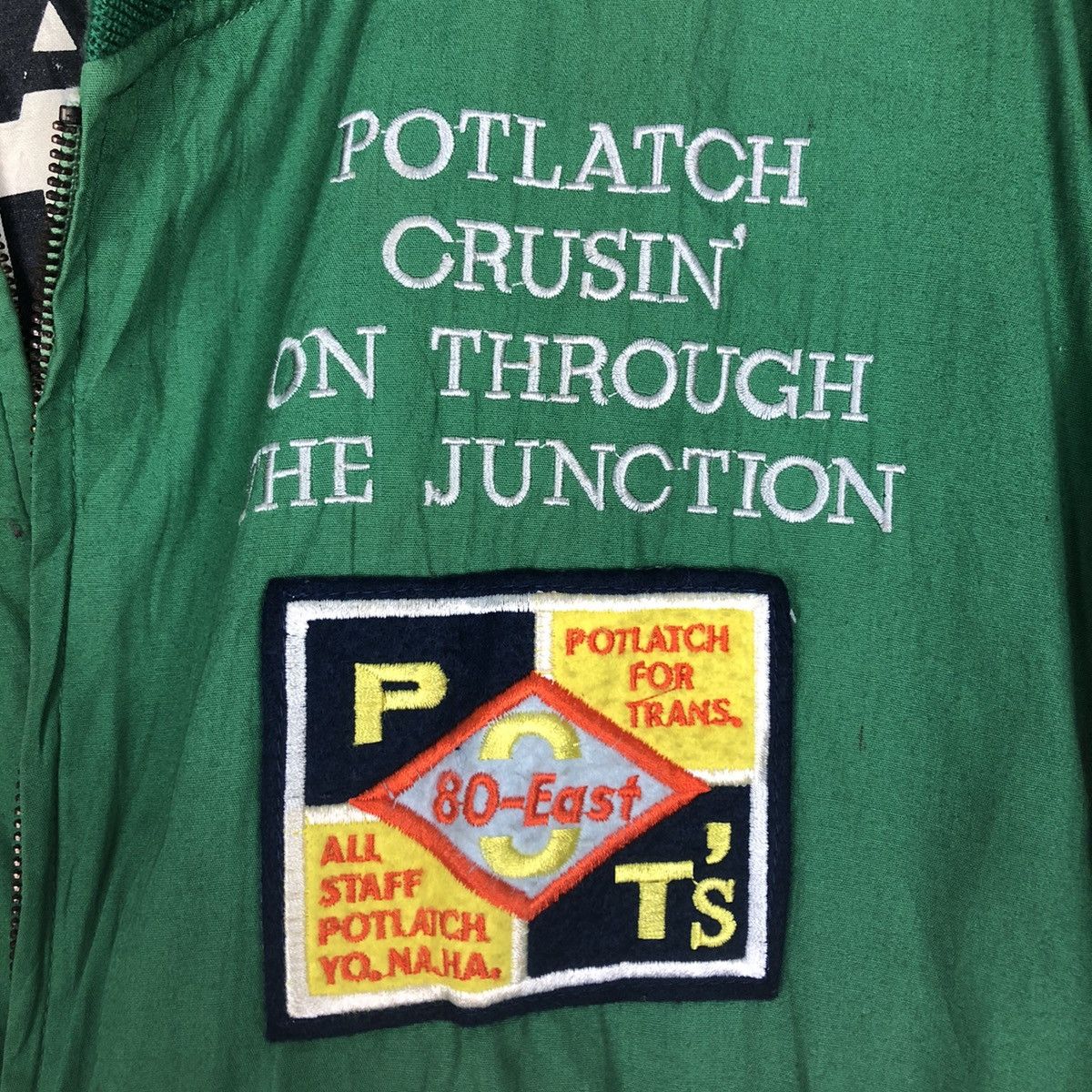 Hysteric Glamour 📌Riot Riot Vintage Bomber Jacket Full Patches Potlatch Size US M / EU 48-50 / 2 - 22 Thumbnail