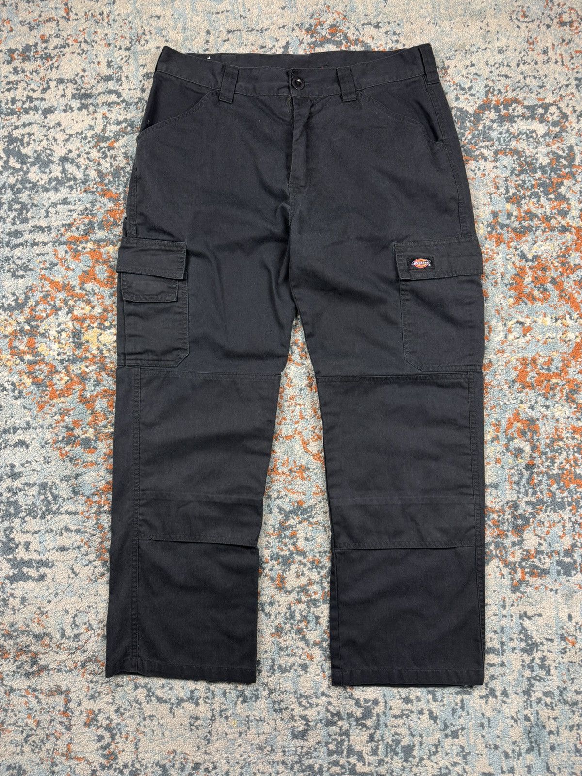 Dickies × Vintage Vintage 90s Dickies double knee cargo worker pants Size US 34 / EU 50 - 1 Thumbnail