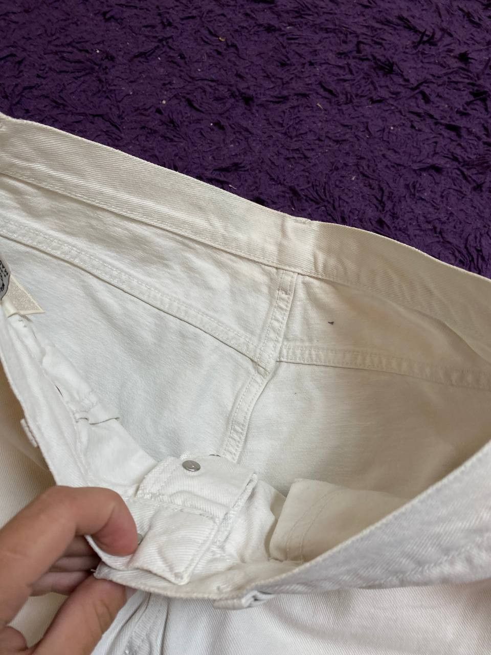 Diesel Diesel logo Vintage white denim Shorts Y2K made in Italy Size US 32 / EU 48 - 10 Thumbnail