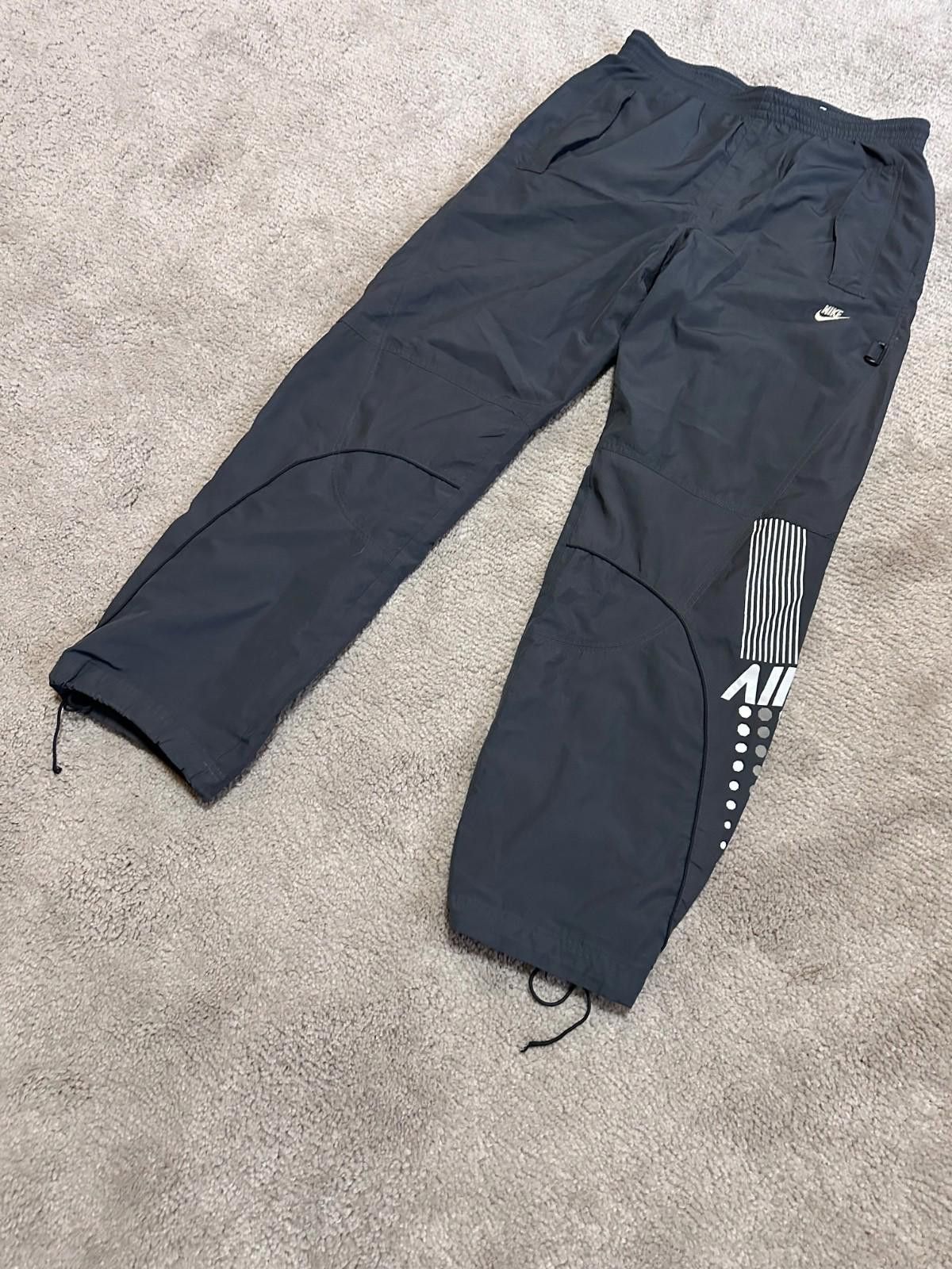 Nike Rare Vintage pants Nike AIR Black Y2K Drill Style Swoosh Size US 30 / EU 46 - 2 Thumbnail