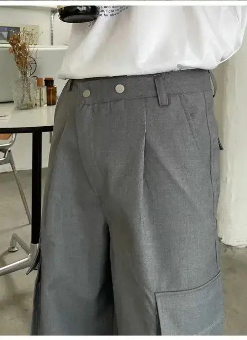 Designer × Japanese Brand × Vintage baggy y2k loose hiphop cargo pants Size US 30 / EU 46 - 2 Thumbnail