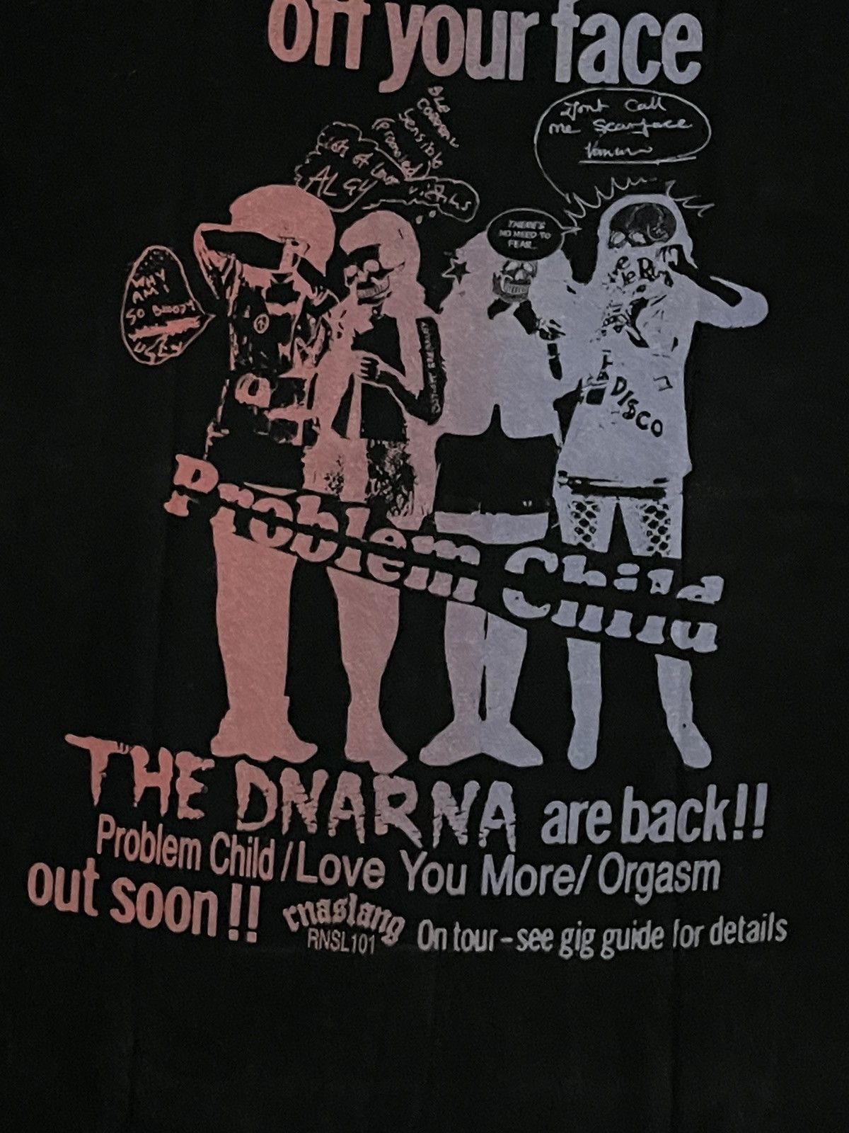 Hysteric Glamour RNA SLANG Skull Poem T Shirt Size US M / EU 48-50 / 2 - 6 Thumbnail