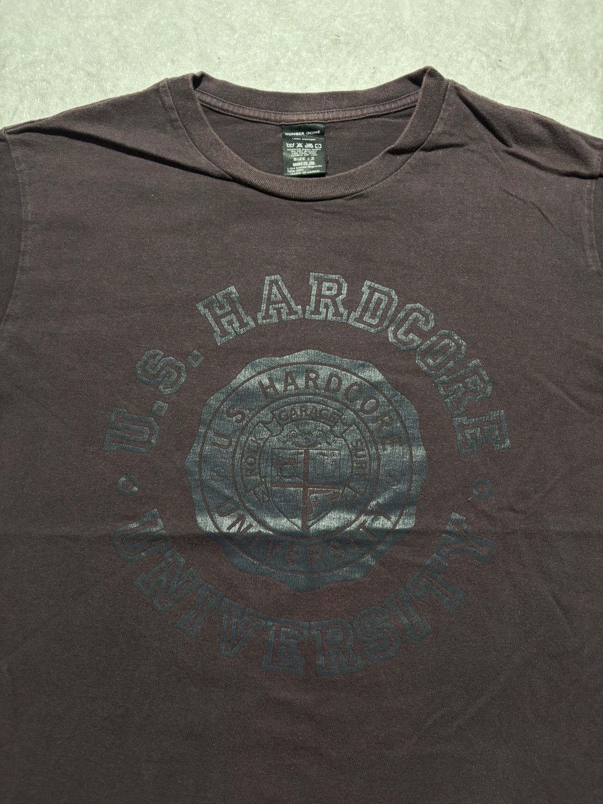 Number (N)ine Rare Number Nine US Hardcore University Tshirt Size US M / EU 48-50 / 2 - 2 Thumbnail