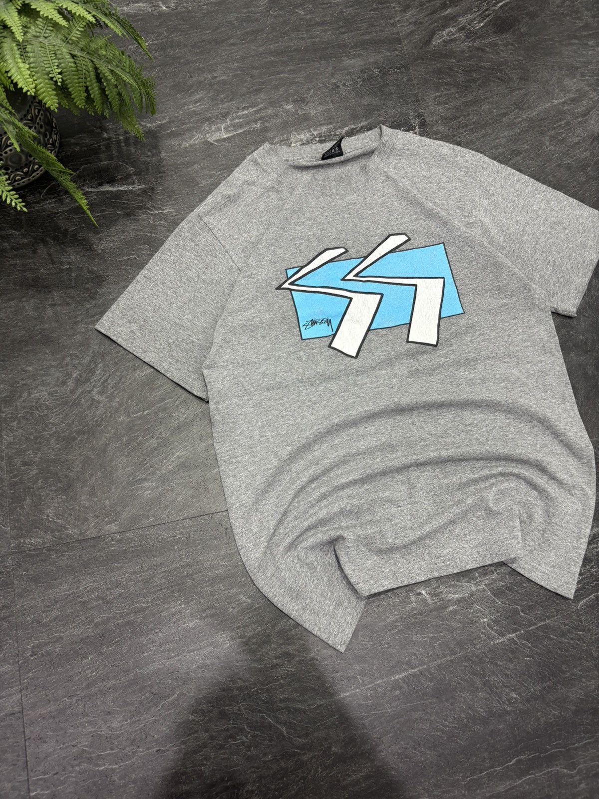 Stussy 00s Vintage Stussy Streetwear Lightning Big Logo Print Size US S / EU 44-46 / 1 - 2 Thumbnail