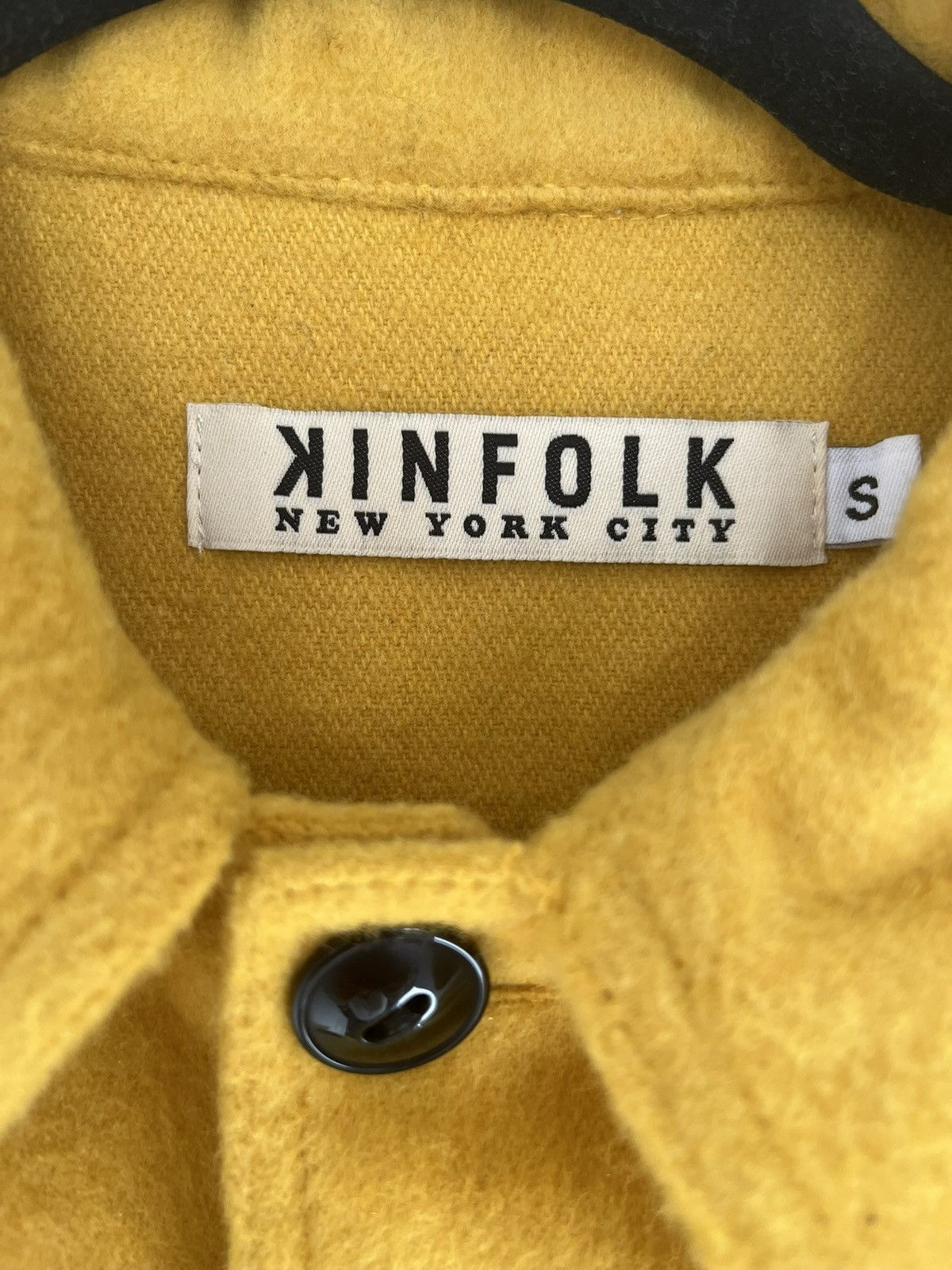 Kinfolk Kinfolk Yellow Wool Chore Jacket Size US S / EU 44-46 / 1 - 3 Thumbnail