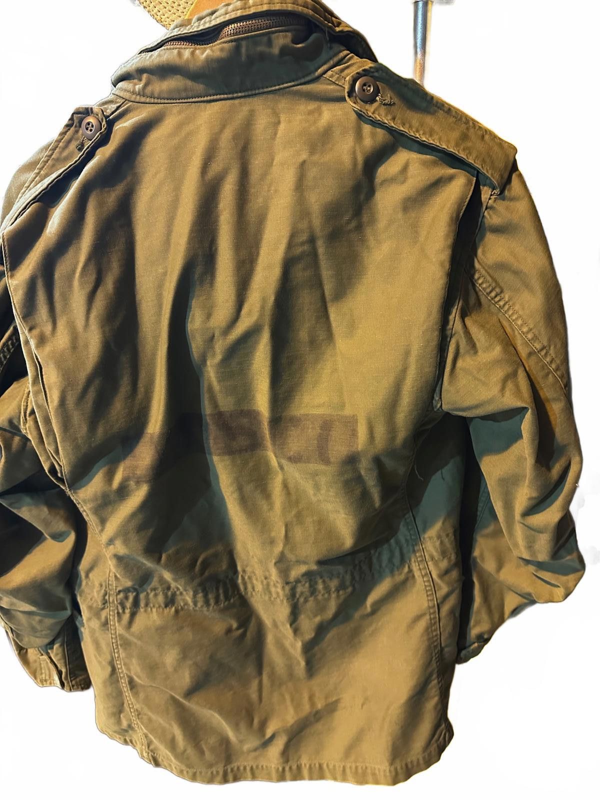 Designer Vintage US Army M-65 Field Jacket Olive Drab w/ Unit Stencil Size US M / EU 48-50 / 2 - 2 Thumbnail