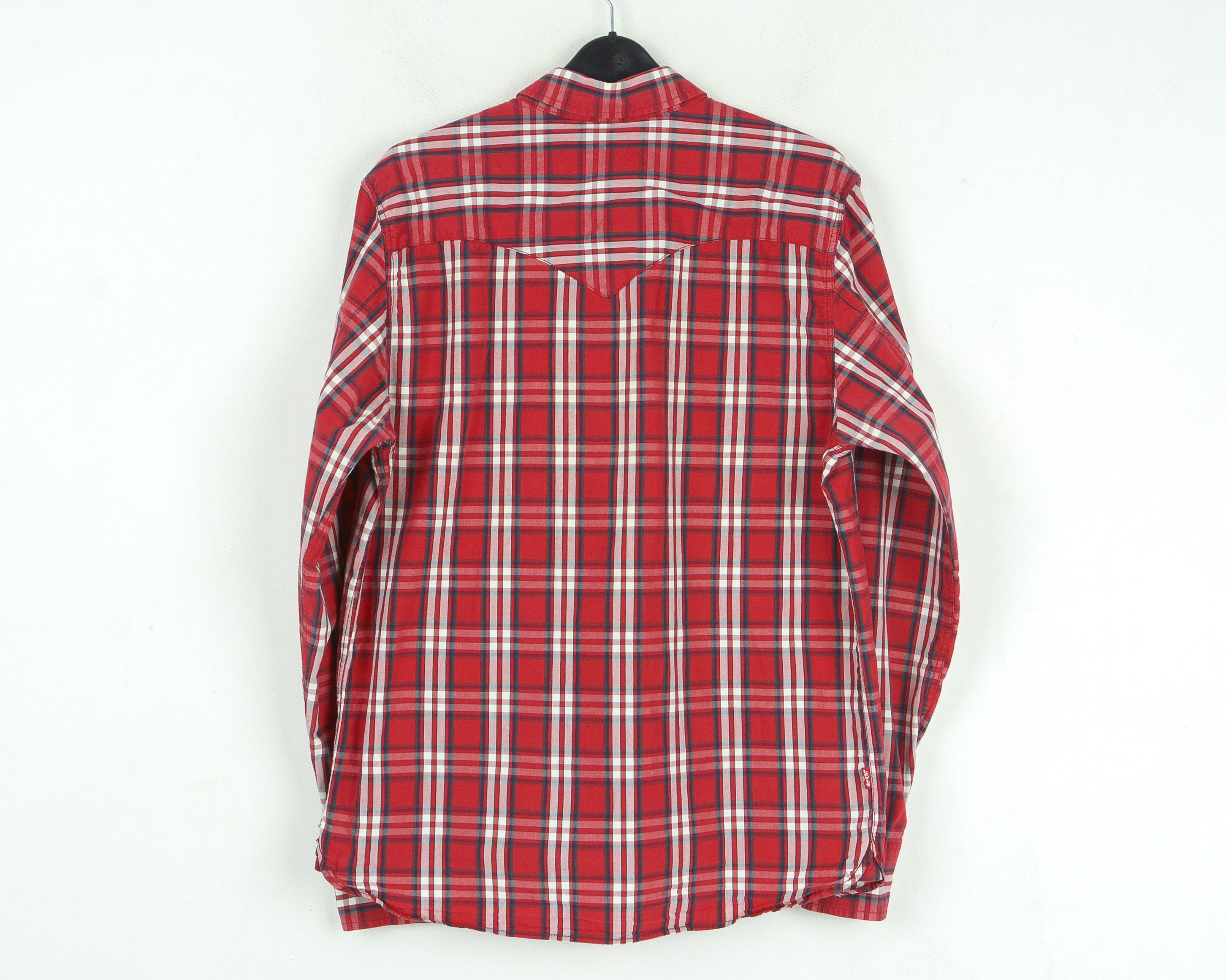 Levi's Casual Shirt Check Plaid Long Sleeve Button Classic Fit Size US M / EU 48-50 / 2 - 4 Thumbnail