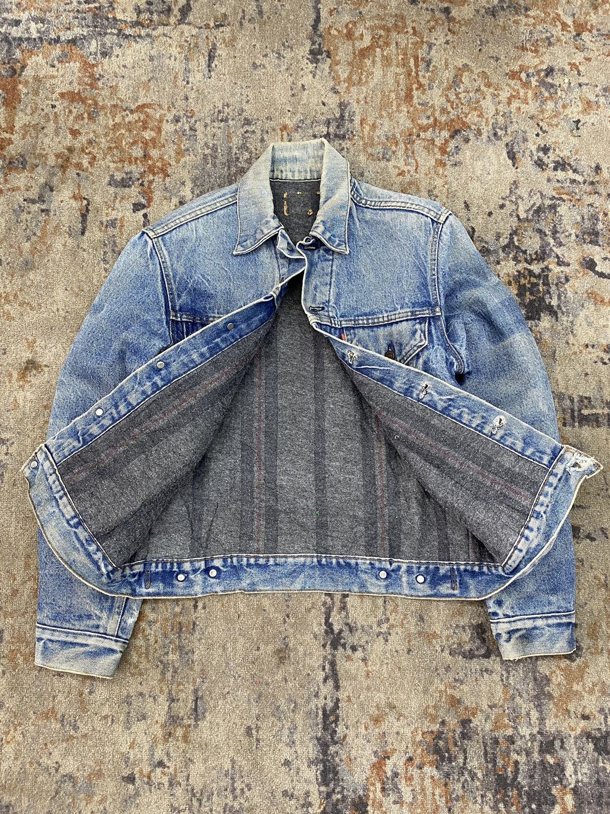 Levi's Vintage Clothing 70s 80s levis blanket jacket distressed M Size US M / EU 48-50 / 2 - 3 Thumbnail