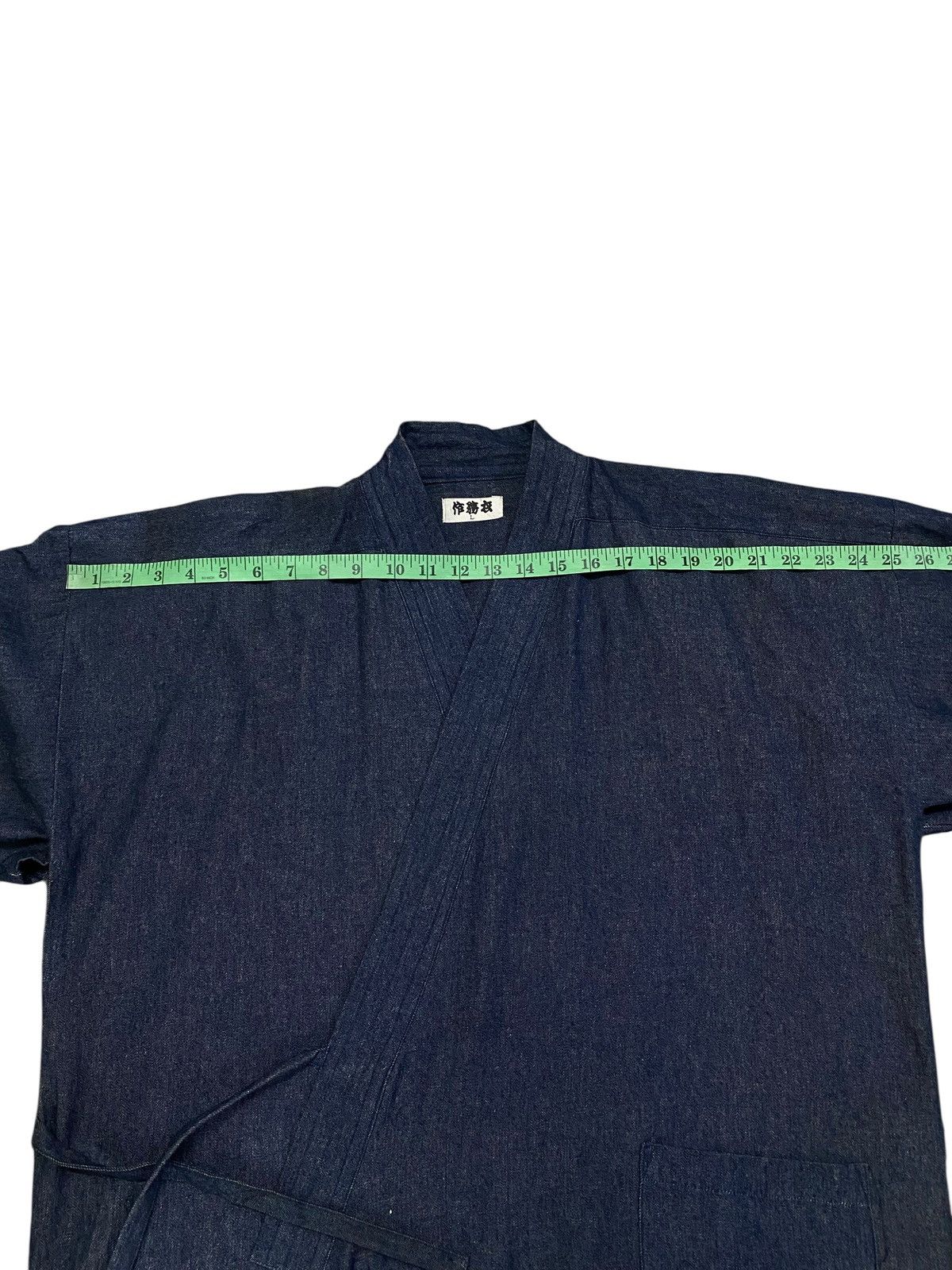 Japanese Brand Vintage Japanese Brand Kimono Denim L Size indigo Colour Size US L / EU 52-54 / 3 - 13 Thumbnail