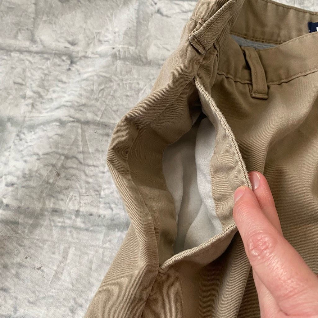 Lands' End Lands End men 30/30 cotton blend flat front tan chinos Size US 30 / EU 46 - 7 Thumbnail