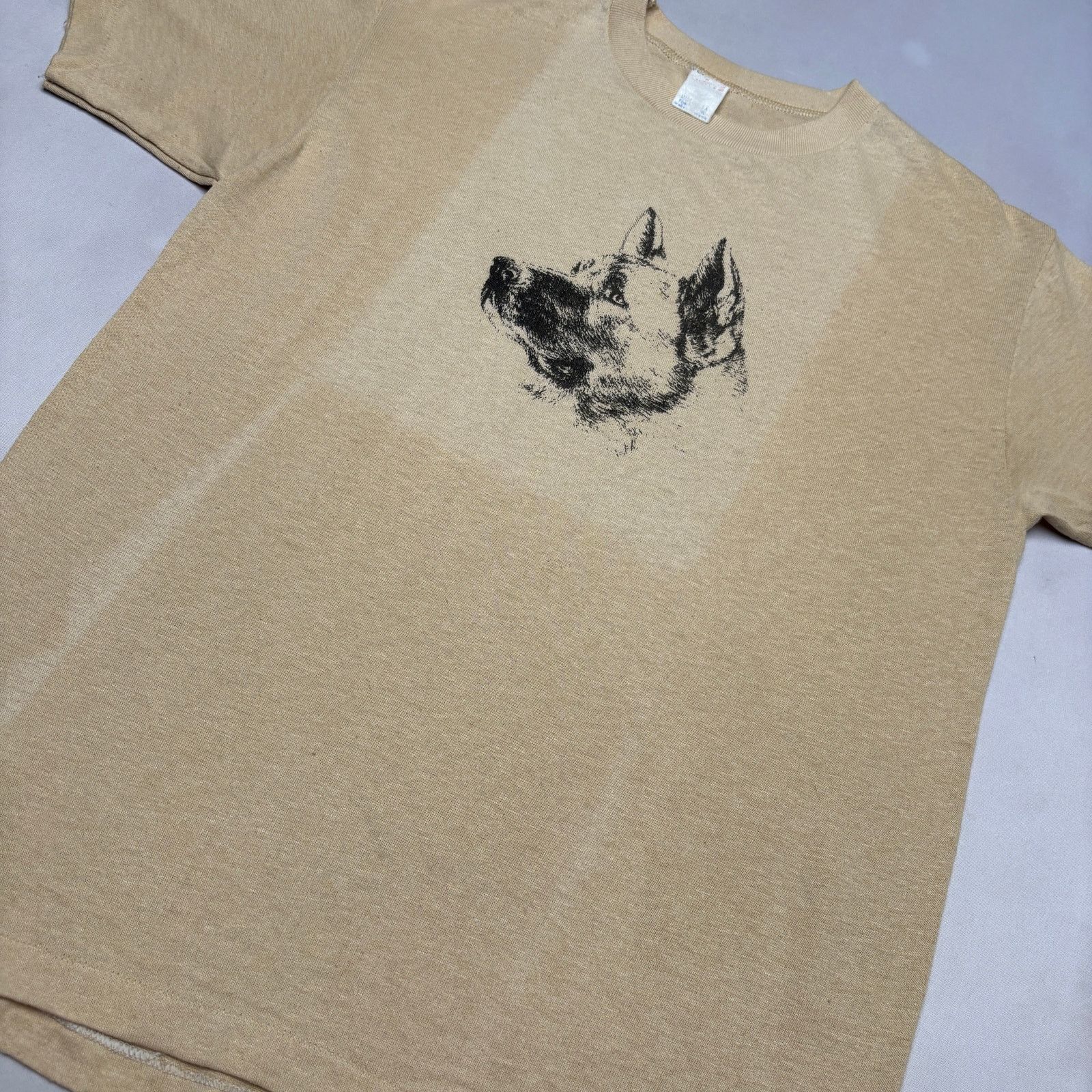 Vintage Vintage 80s German Shepherd Dog Tee Shirt Men's Medium Size US M / EU 48-50 / 2 - 9 Thumbnail