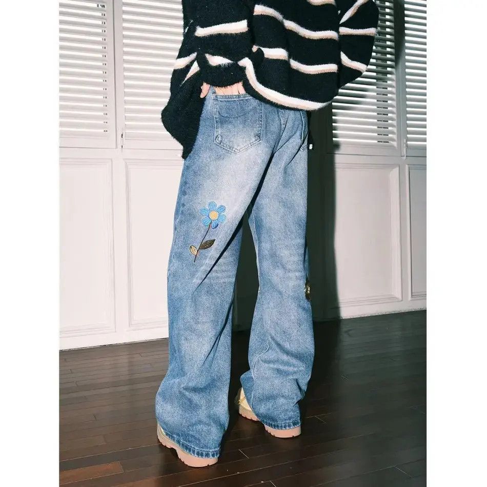 Japanese Brand Retro hip-hop loose wide leg jeans Size US 32 / EU 48 - 2 Thumbnail