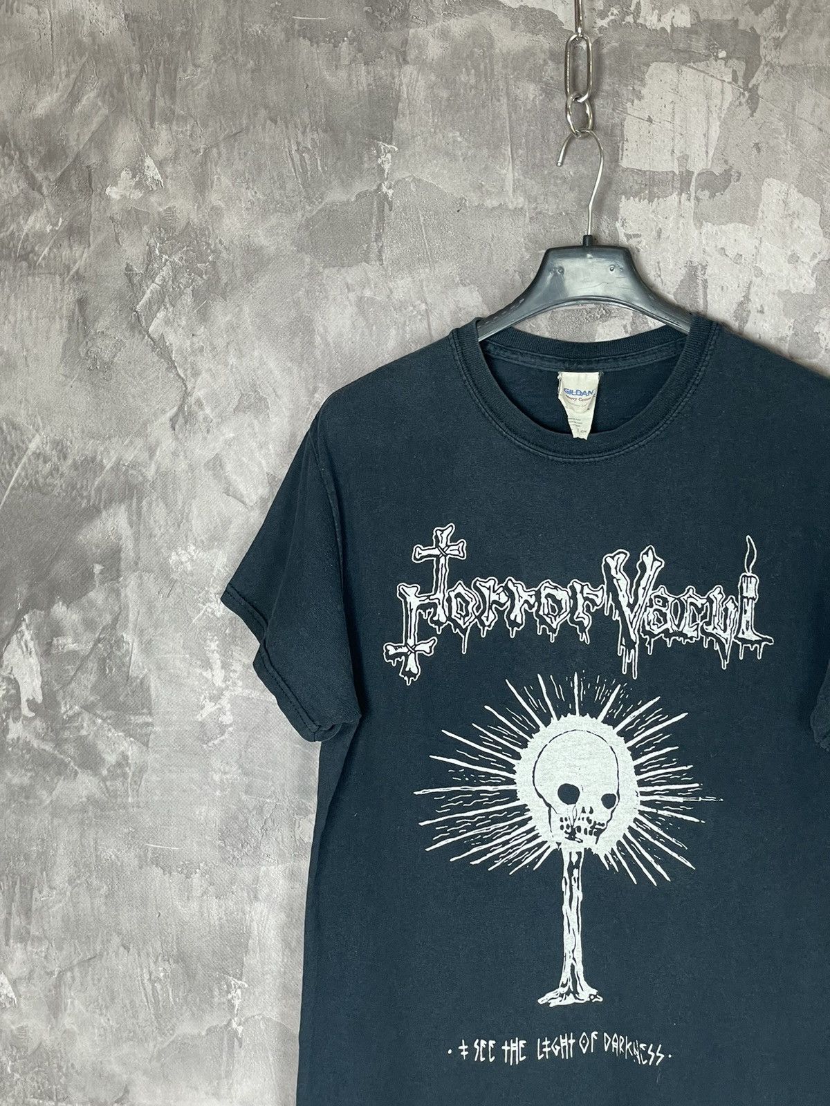 Band Tees × Vintage VINTAGE HORROR VACUI HORROR GOTH SKULL Y2K T Shirt Size US S / EU 44-46 / 1 - 4 Thumbnail