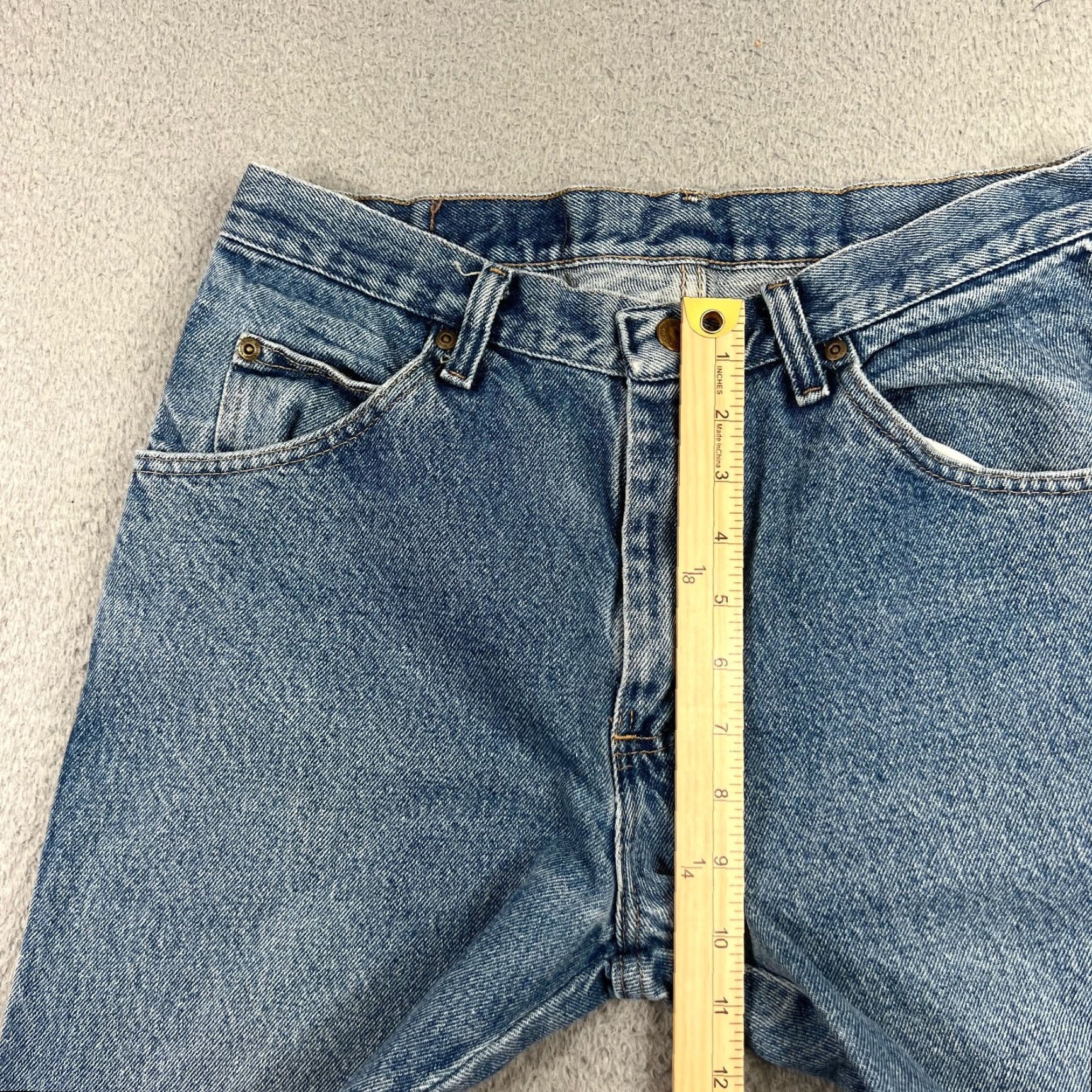 Wrangler VINTAGE Wrangler Shorts Mens 31 Denim Bermuda Cut Off Grunge Casual Summer Men Size US 31 - 4 Thumbnail