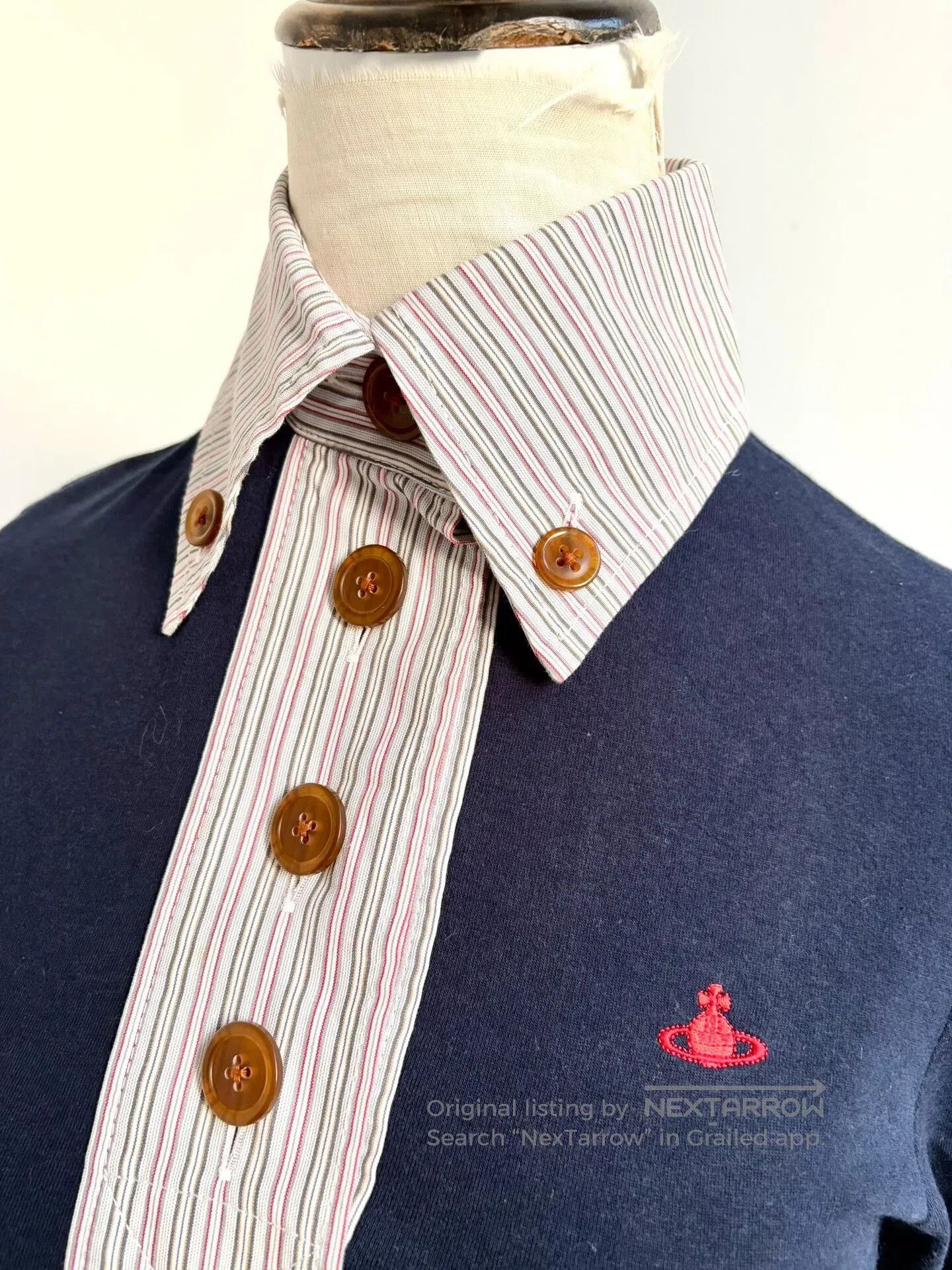 Vivienne Westwood vivienne westwood navy patterned button. Size M / US 6-8 / IT 42-44 - 3 Thumbnail