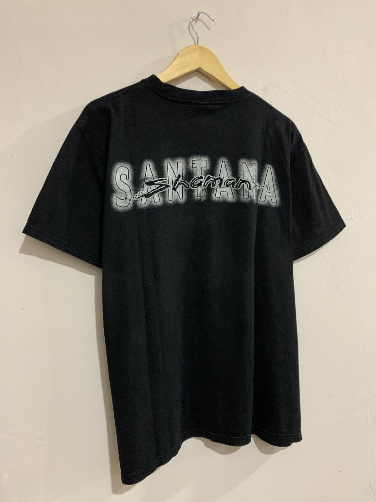 Band Tees Vintage Santana Shaman Shirt Size US L / EU 52-54 / 3 - 6 Thumbnail