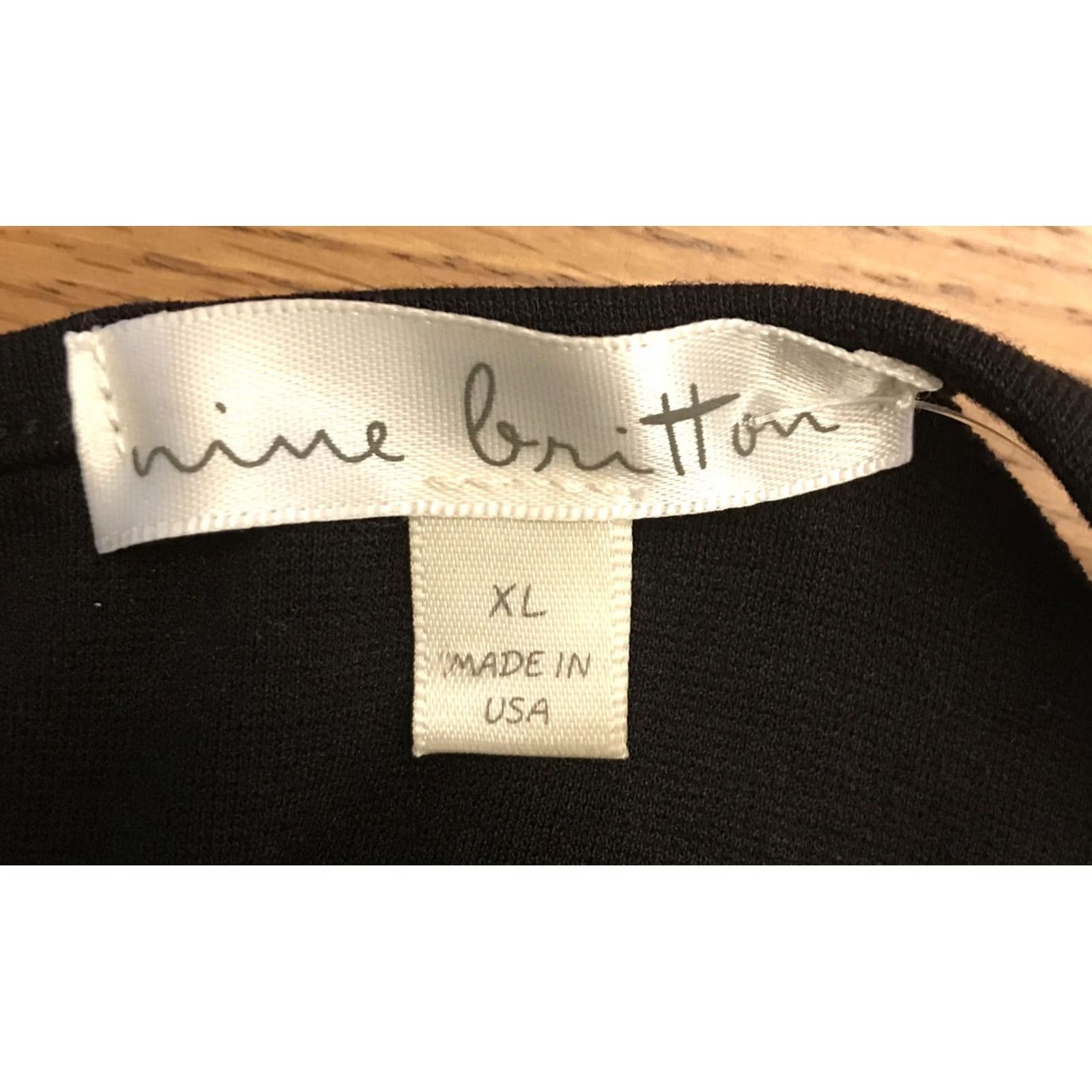 Vintage Nine Britton Black Knit Tank Dress XL Women's Stretch Pullover Party/Cocktail Wedding Size XL / US 12-14 / IT 48-50 - 4 Thumbnail