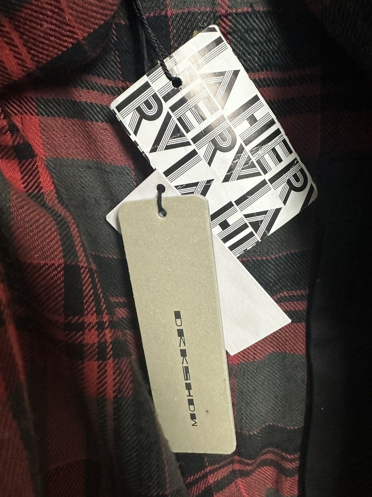 Rick Owens DRKSHDW Made in Japan Jumbo Plaid Overshirt Size US L / EU 52-54 / 3 - 9 Thumbnail