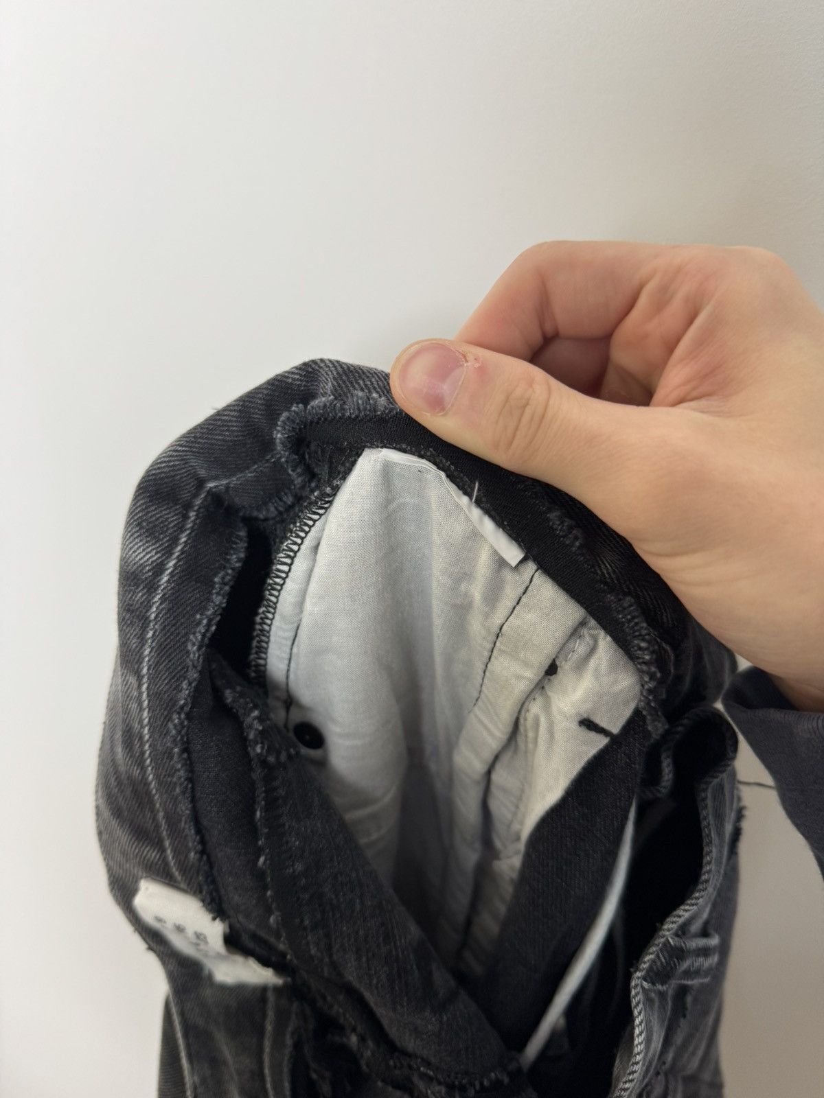 Maison Margiela Maison Margiela Black Deconstructed Hybrid Jeans Line 1 Size 27" / US 4 / IT 40 - 18 Thumbnail