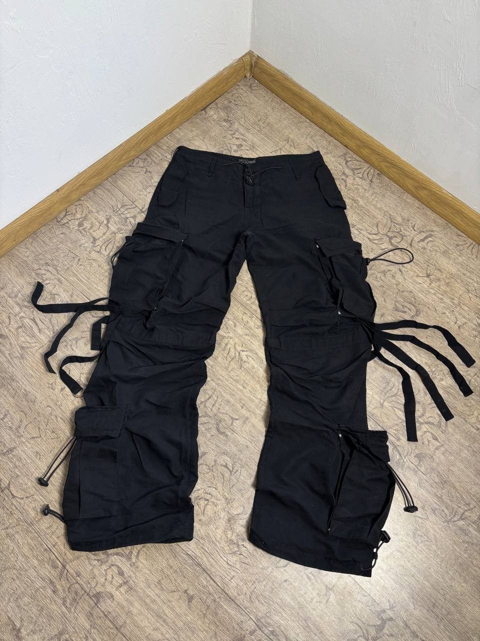 Hysteric Glamour VTG Japanese Multipocket Bondage Cargo Y2K Crazy Pants Size US 29 - 1 Thumbnail