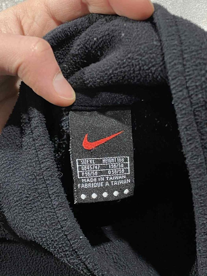 Nike Vintage Y2K Nike Neck Swoosh Fleece Long-sleeve Size US S / EU 44-46 / 1 - 4 Thumbnail
