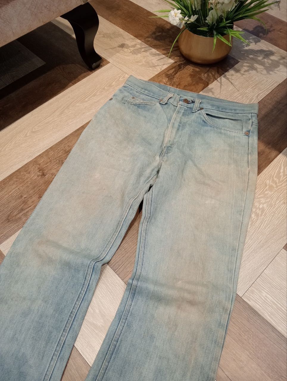 Levi's LEVI'S VINTAGE 517-0917 TOP #8 ORANGE TAB FLARED DENIM Size US 32 / EU 48 - 4 Thumbnail