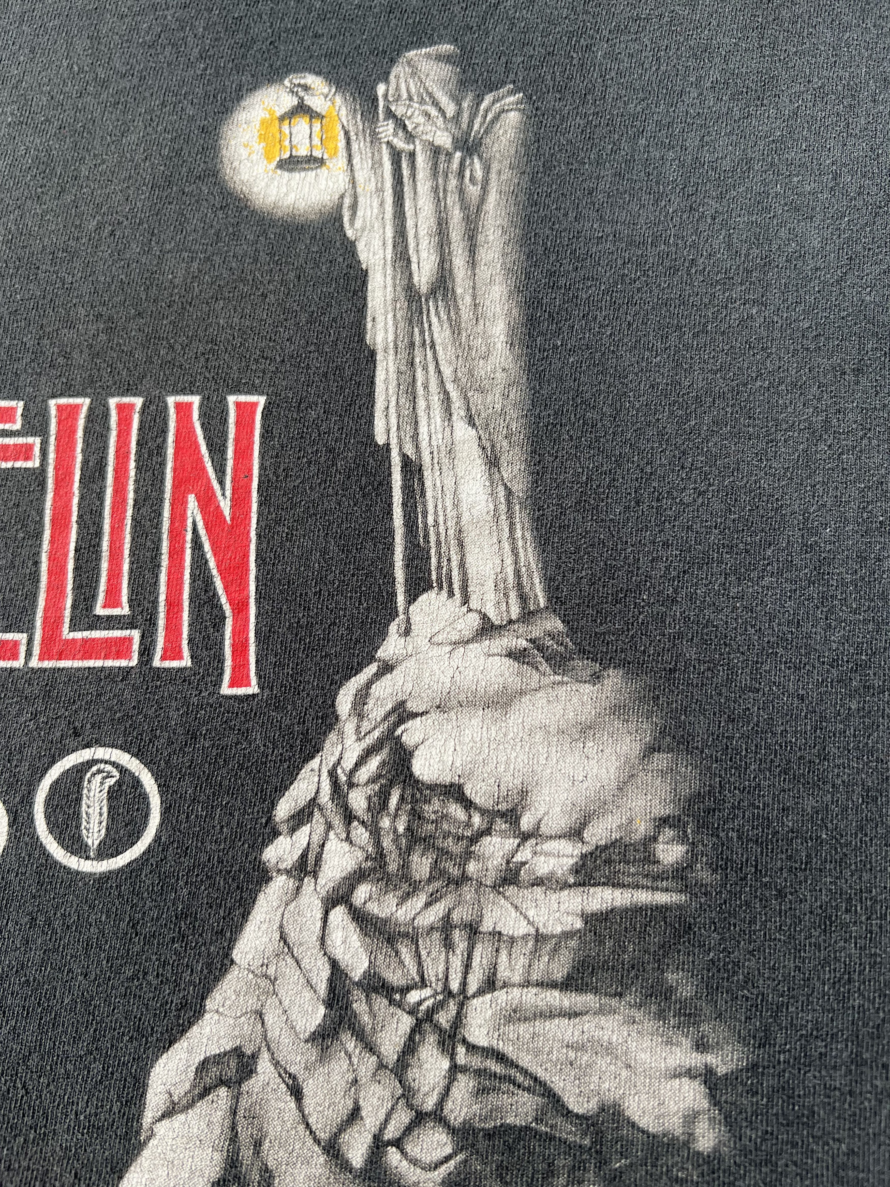 Band Tees Vintage 2004 Led Zeppelin Stairway to Heaven Black T-shirt Size US L / EU 52-54 / 3 - 5 Thumbnail