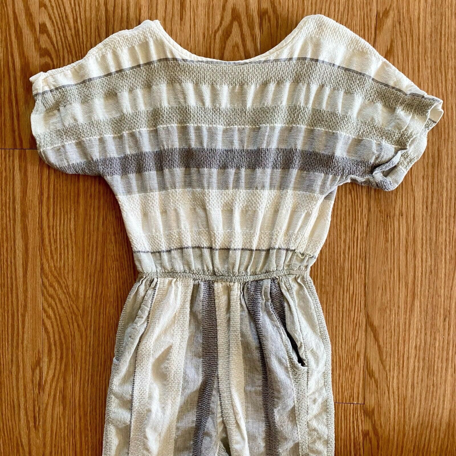 Other All That Jazz Vintage Reversible Striped Jumpsuit Women 0-2 Size S / US 4 / IT 40 - 7 Thumbnail
