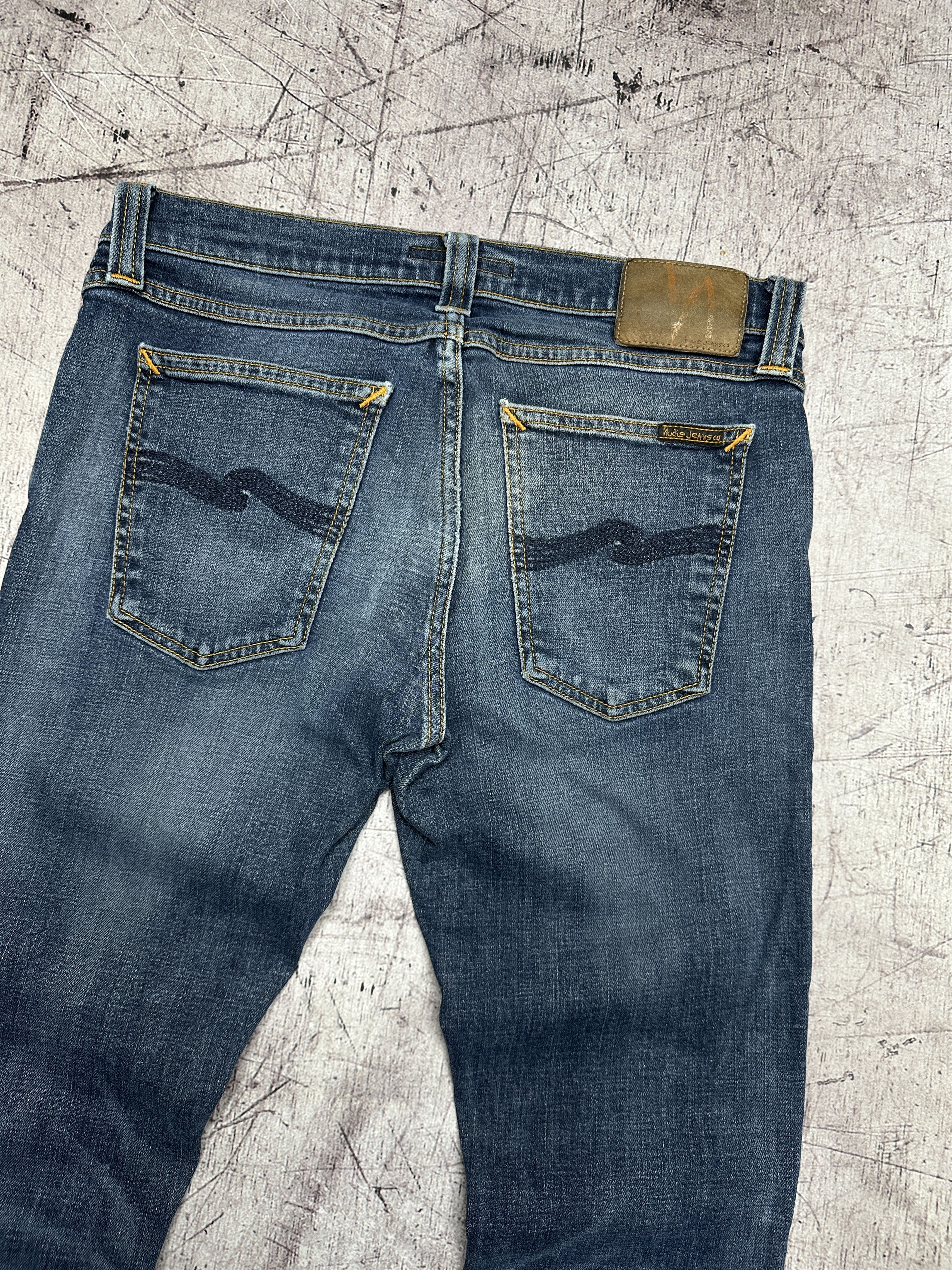 Nudie Jeans Nudie Jeans Tight Long John Mens Denim Pants Size US 30 / EU 46 - 2 Thumbnail