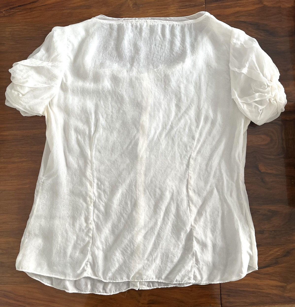 Elie Tahari Elie Tahari Silk Top Size L / US 10 / IT 46 - 7 Thumbnail