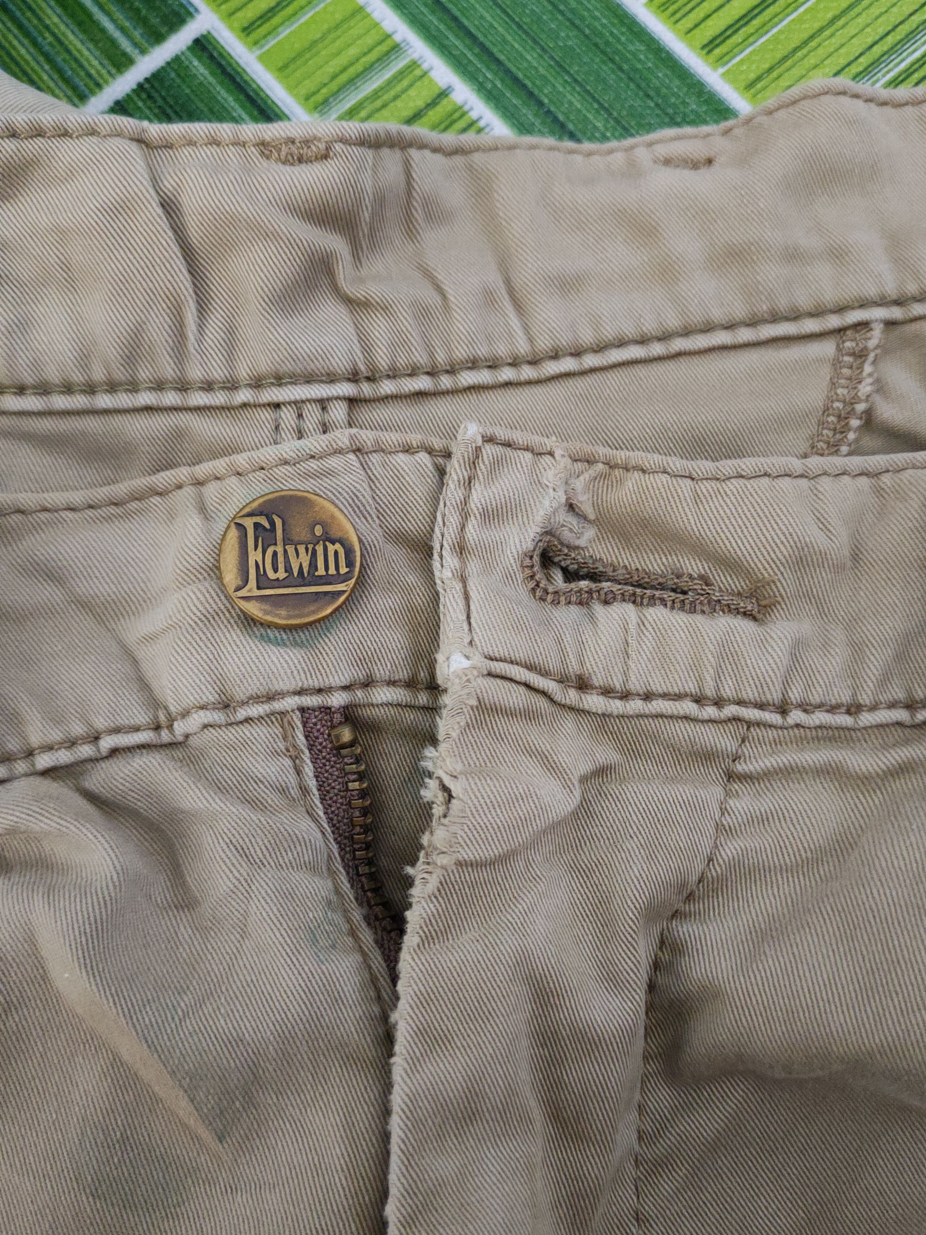 Edwin Edwin Beige Faded Multipocket Tactical Cargo Pants #S2446 Size US 31 - 13 Thumbnail