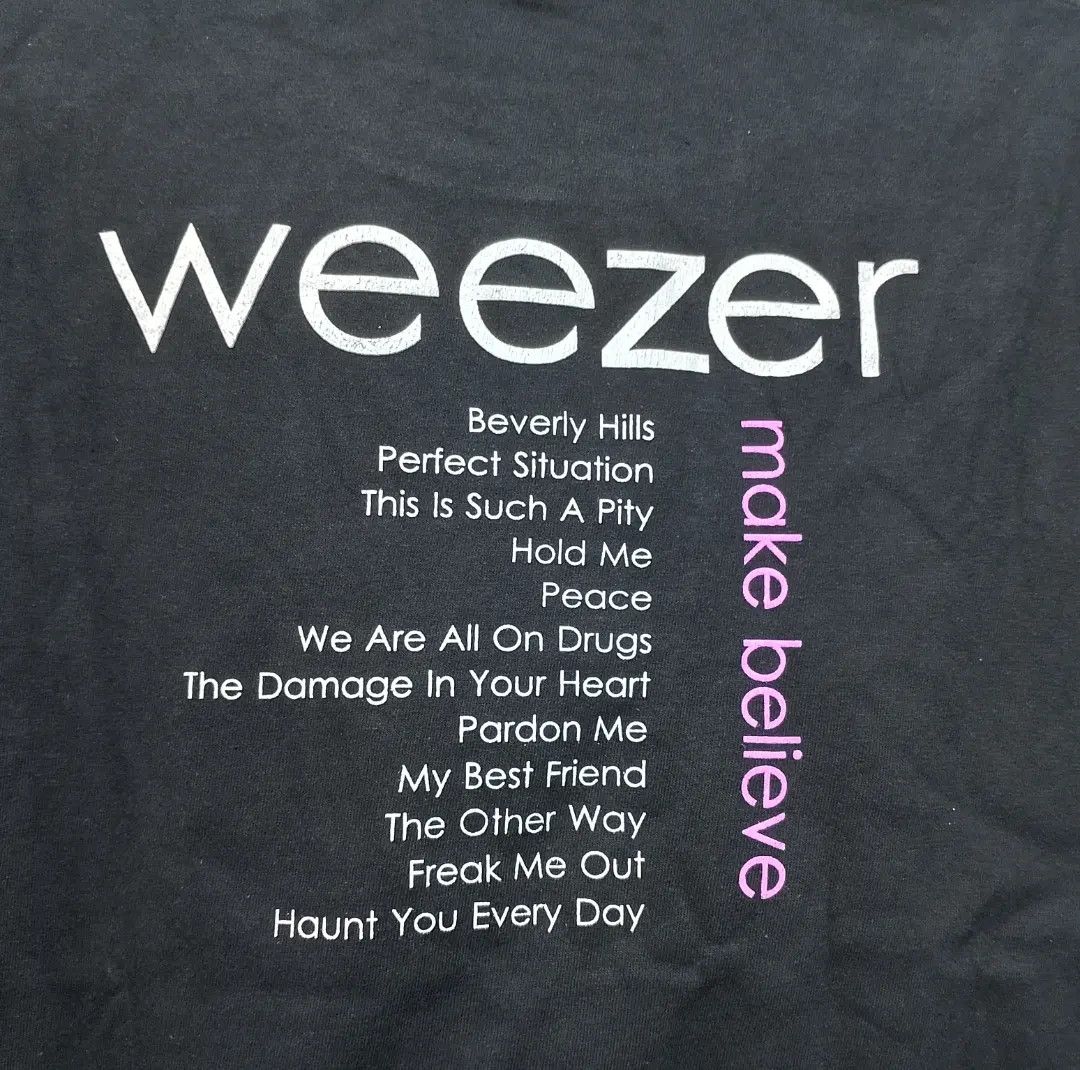 weezer Tシャツ make believe L 黒 $_10.JPG?set_id=8800005007