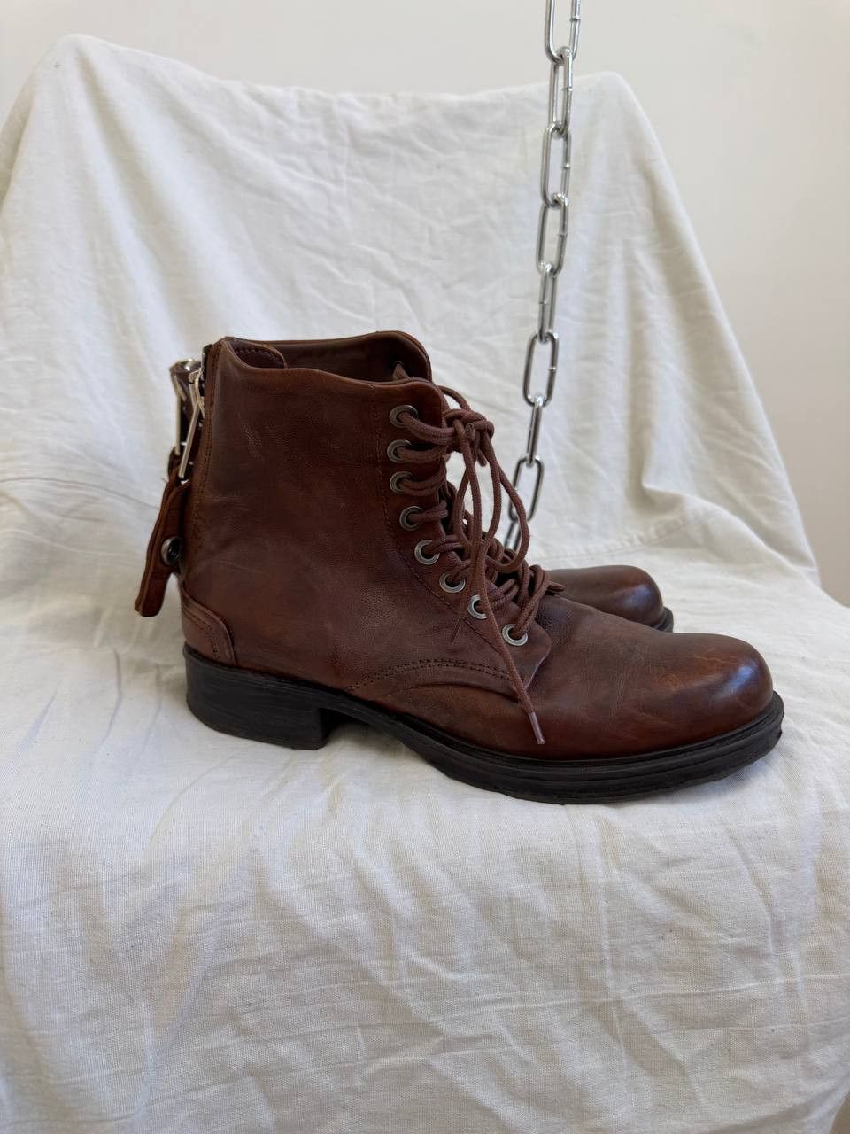 A.S.98 Avant Garde A.S. 98 14th Addiction Style Leather Boots Size US 7 / IT 37 - 16 Thumbnail