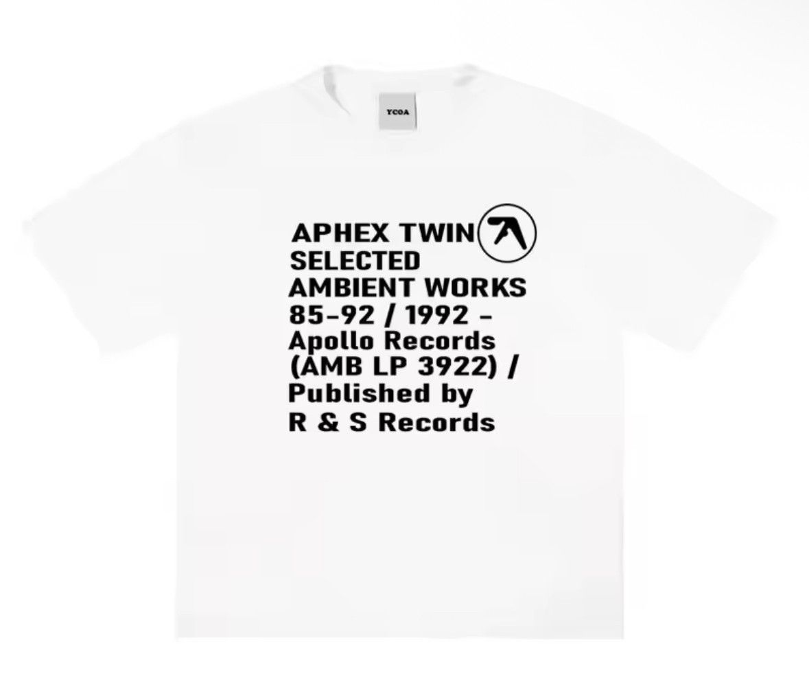 Other Streetwear Y2K Kpop Aphex Twin Letter Font Good Print TShirt Size US XL / EU 56 / 4 - 1 Thumbnail