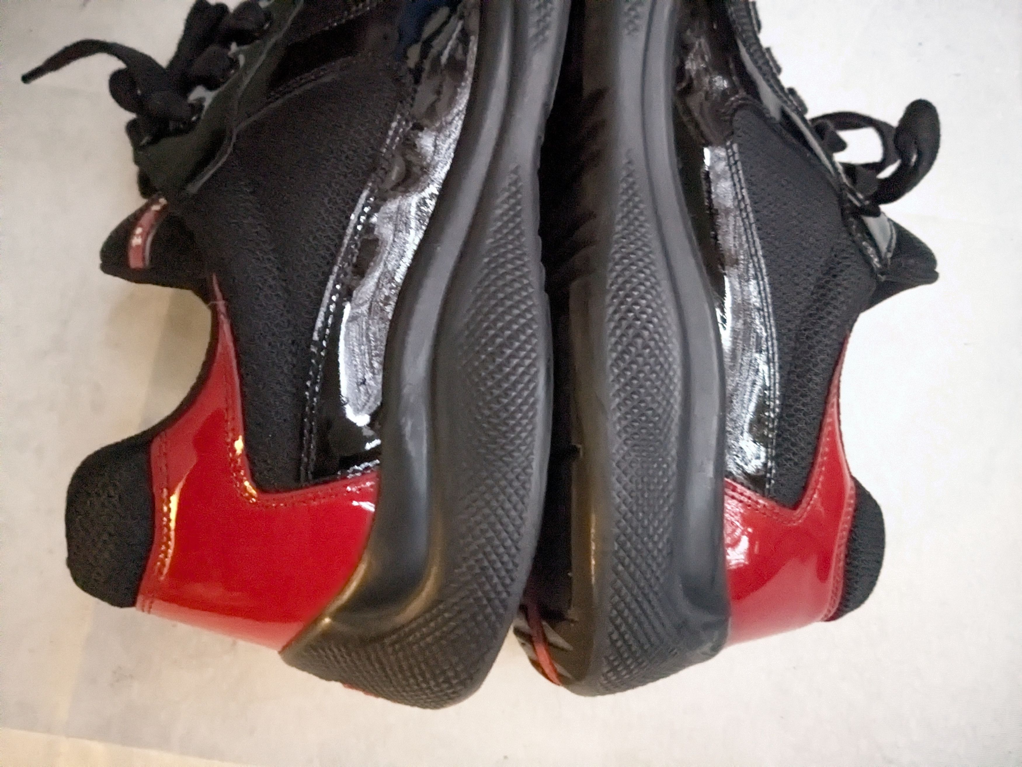 Prada Prada America's Cup Sneakers Red Black Patent 11 Size US 11 / EU 44 - 10 Thumbnail